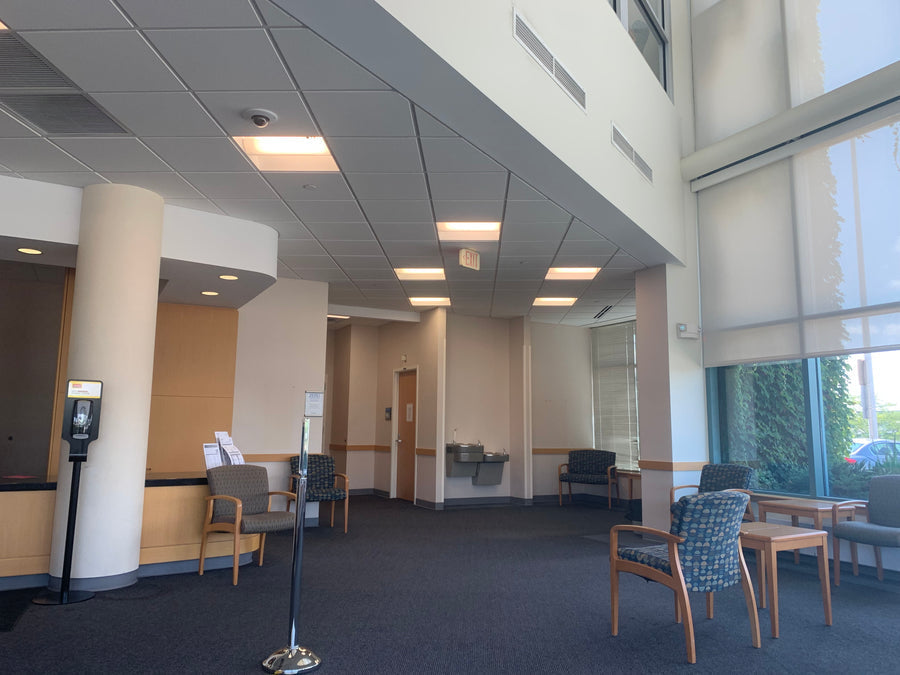 2 x 2 Foot LED Troffer, Wattage and CCT Selectable, 130 lm/W, Dimmable, 120-277V