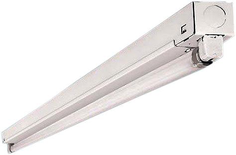 21.6" 1 Lamp Mini Body Strip Fixture, 24 Watt T5HO, No Reflector, 120-277 Universal
