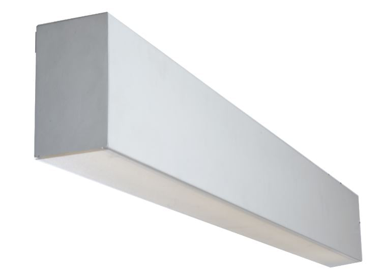 4 Foot LED Linear Direct/Indirect Pendant, White Finish