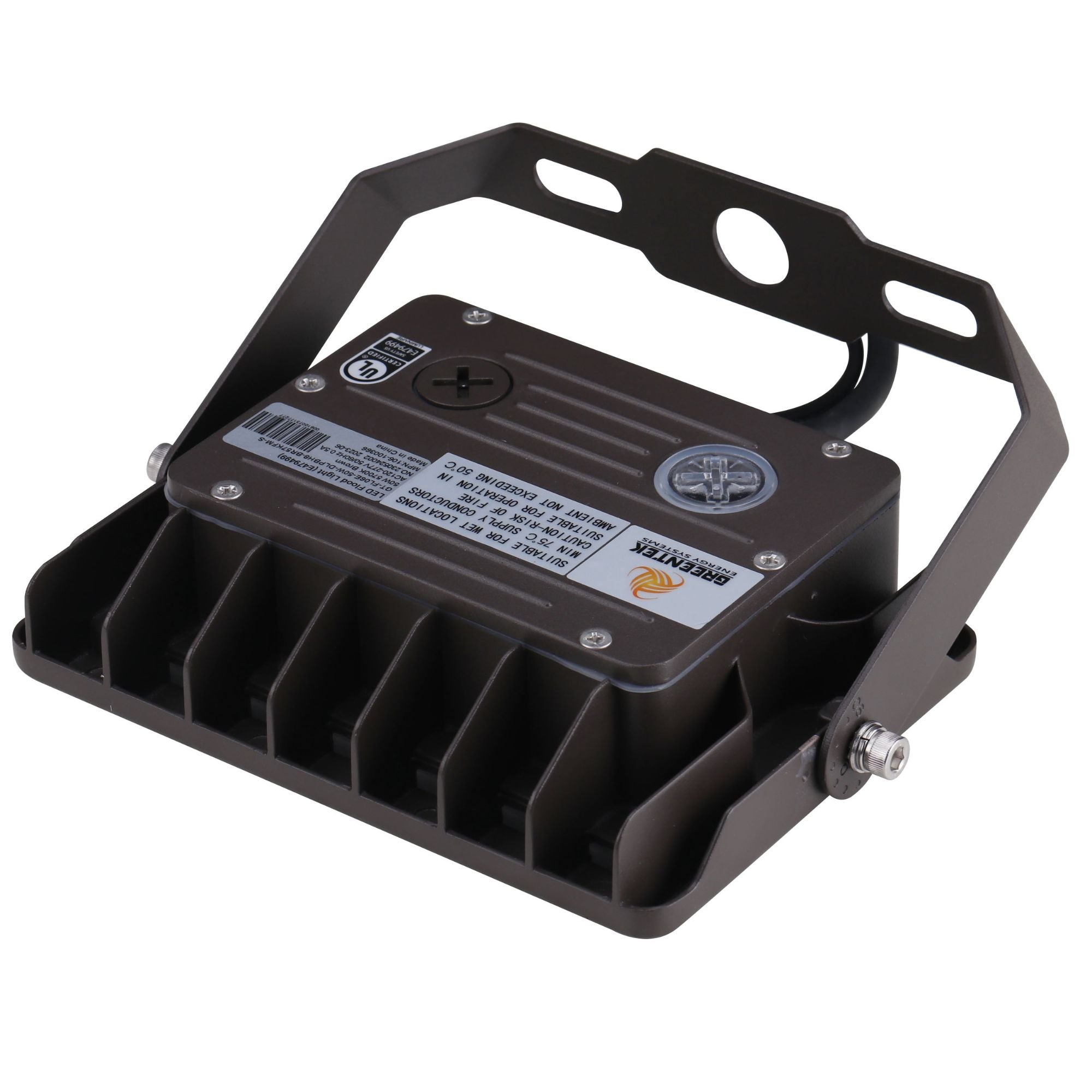 LED Flood Light - 50W - 6400 Lumens - FL06E - Photocell Included - UL+DLC5.1