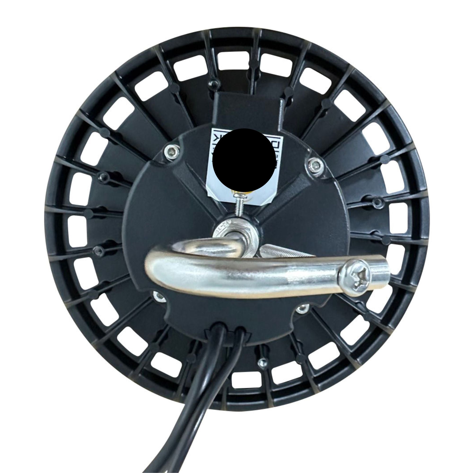 LED High Bay - 148lm/w - Wattage Tunable (150W/120W/100W) - CCT Selectable (5000K/4000K/3500K) - UFO5 - Hook Mount - Black - UL DLC 5.1