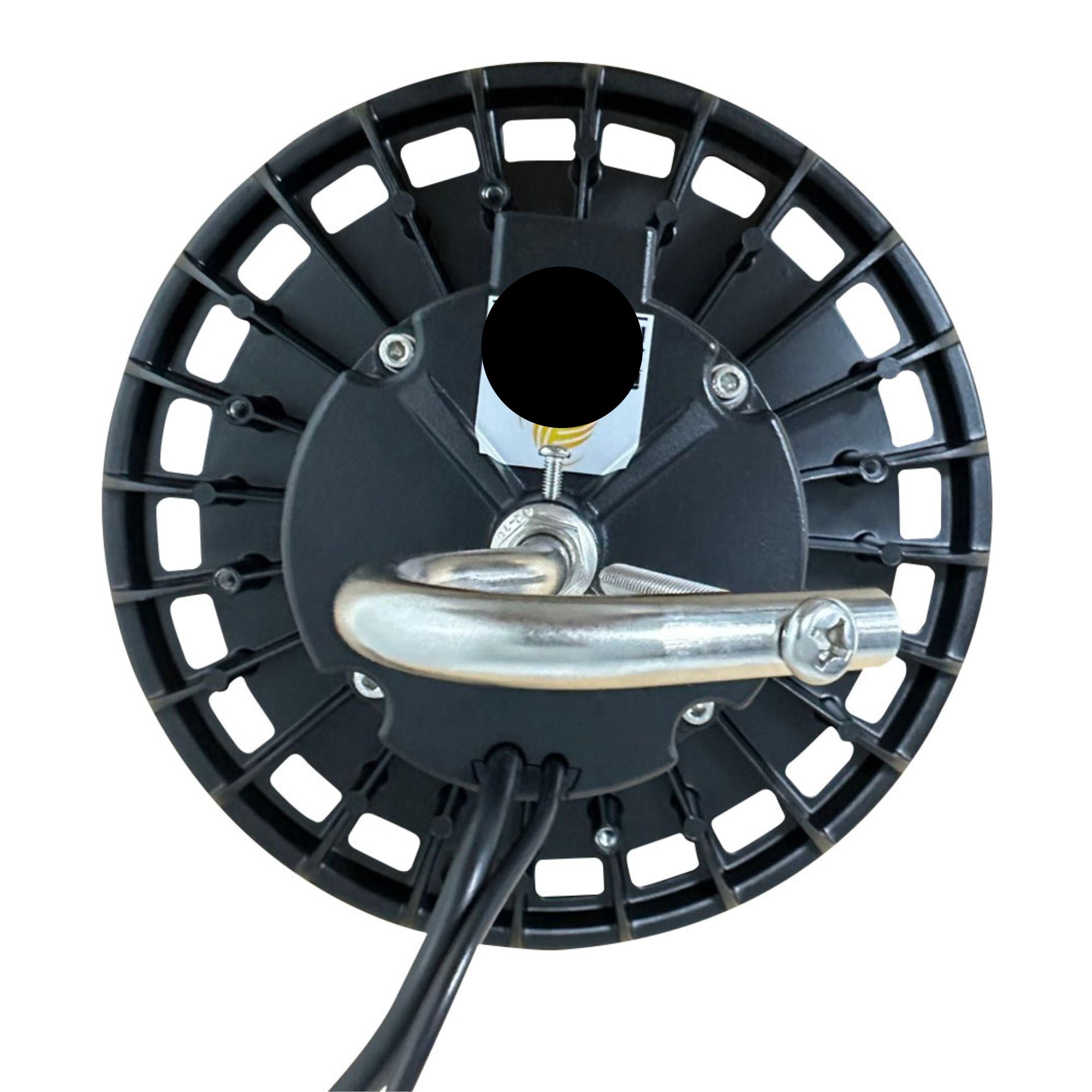 LED High Bay - 160 lm/w - Wattage Tunable (240W/200W/150W) - CCT Selectable (5000K/4000K/3500K) - UFO5 - Hook Mount - Black - UL DLC 5.1