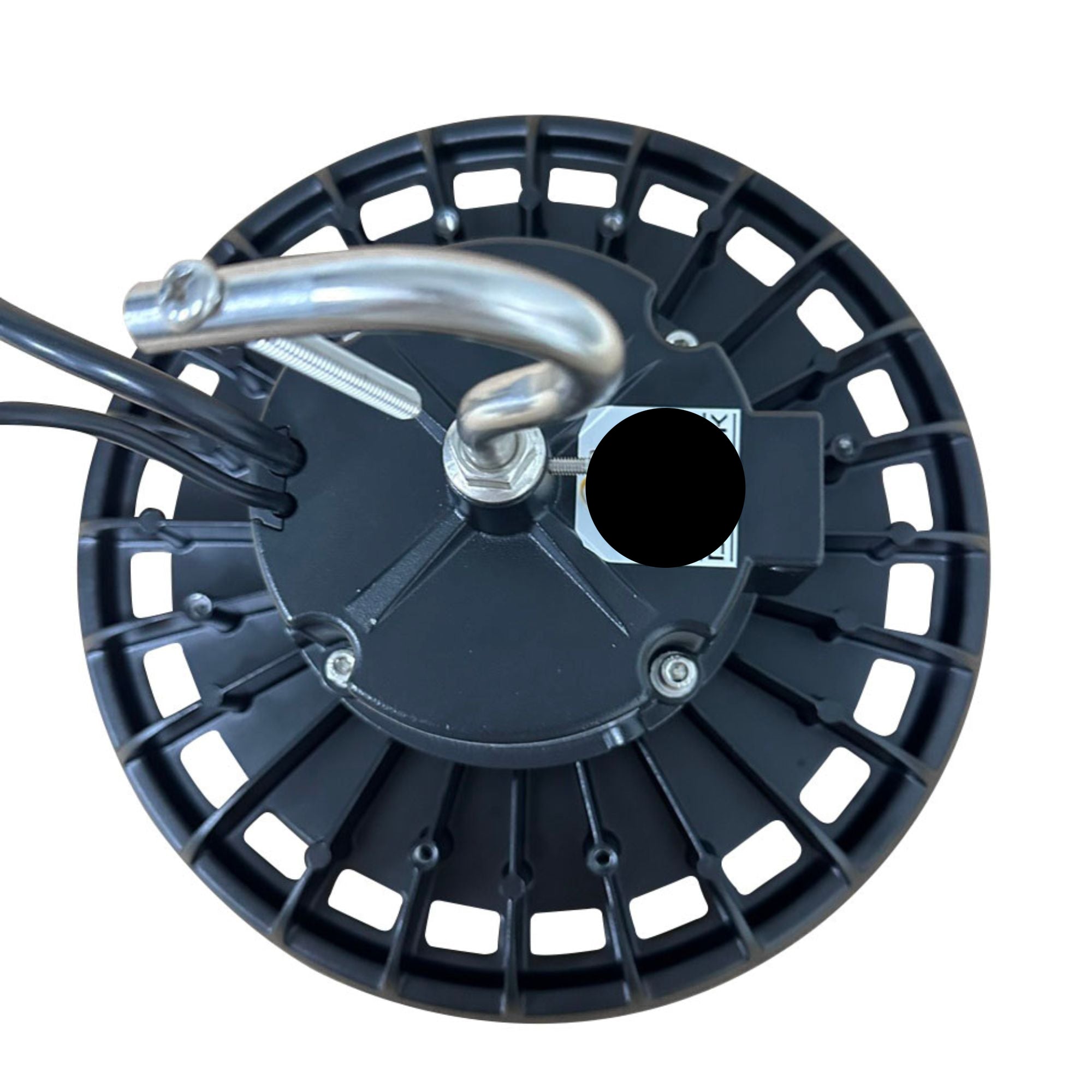 LED High Bay - 160 lm/w - Wattage Tunable (240W/200W/150W) - CCT Selectable (5000K/4000K/3500K) - UFO5 - Hook Mount - Black - UL DLC 5.1