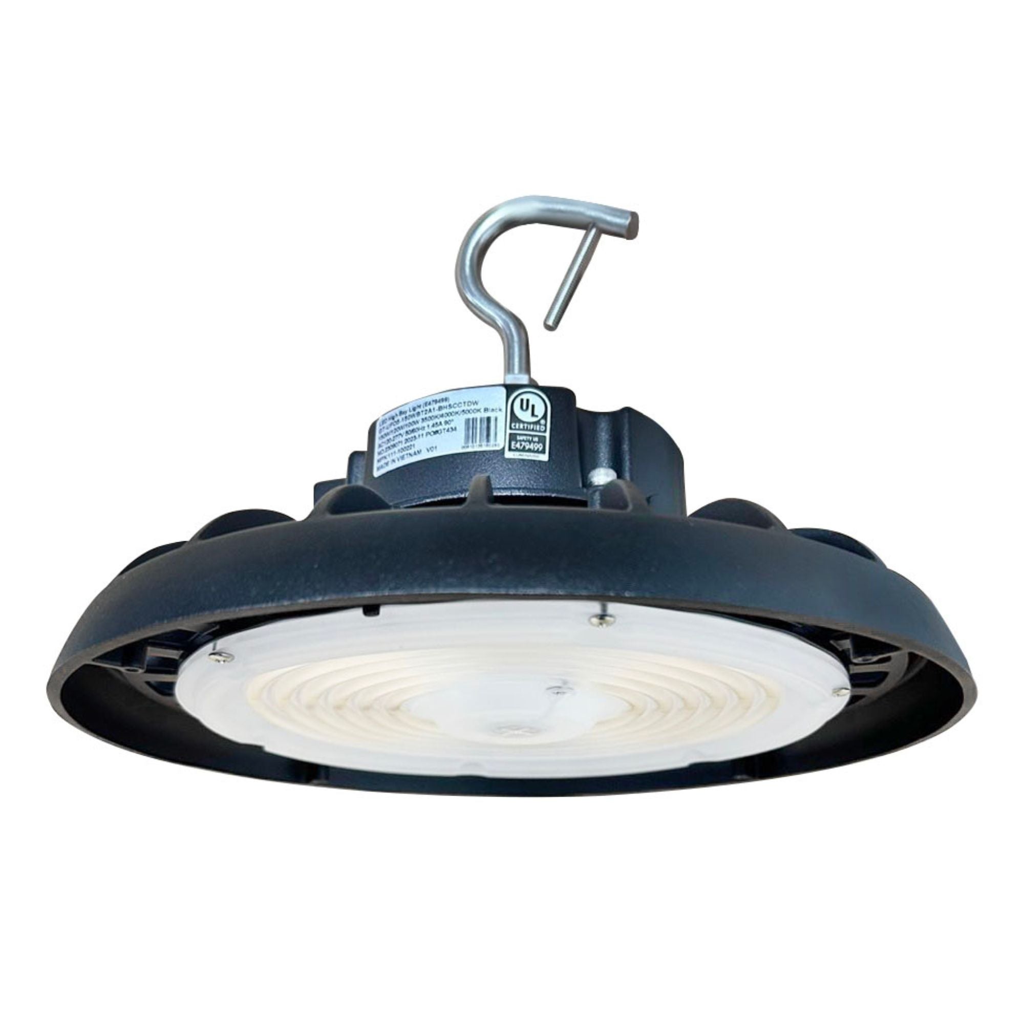 LED High Bay Light – 160 lm/W – Wattage & CCT Selectable (200W/150W/120W | 5000K/4000K/3500K) – UFO5 – UL DLC
