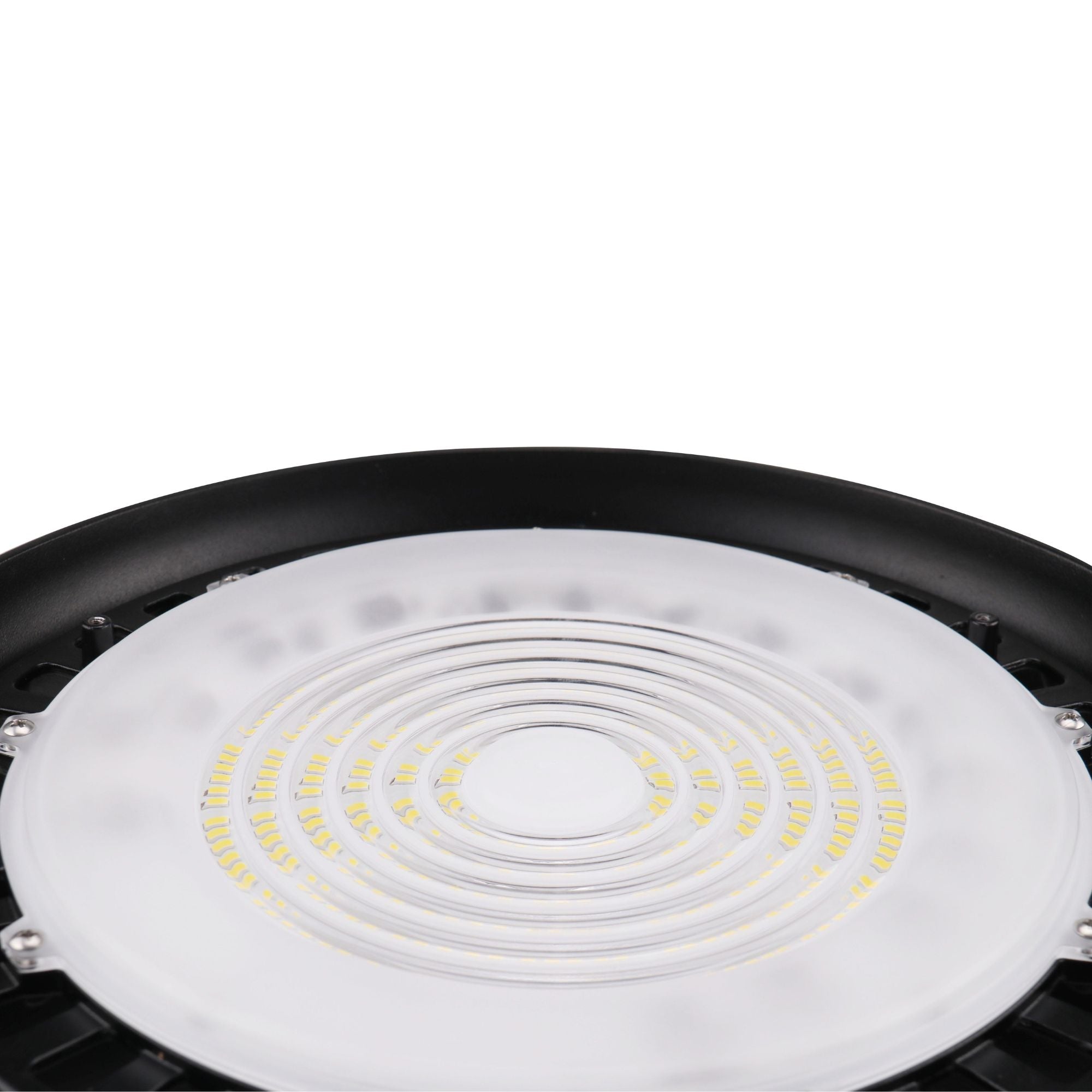 200W Slim UFO LED High Bay Light – 22,000 Lumens, Dimmable, IP65, UL & DLC Listed