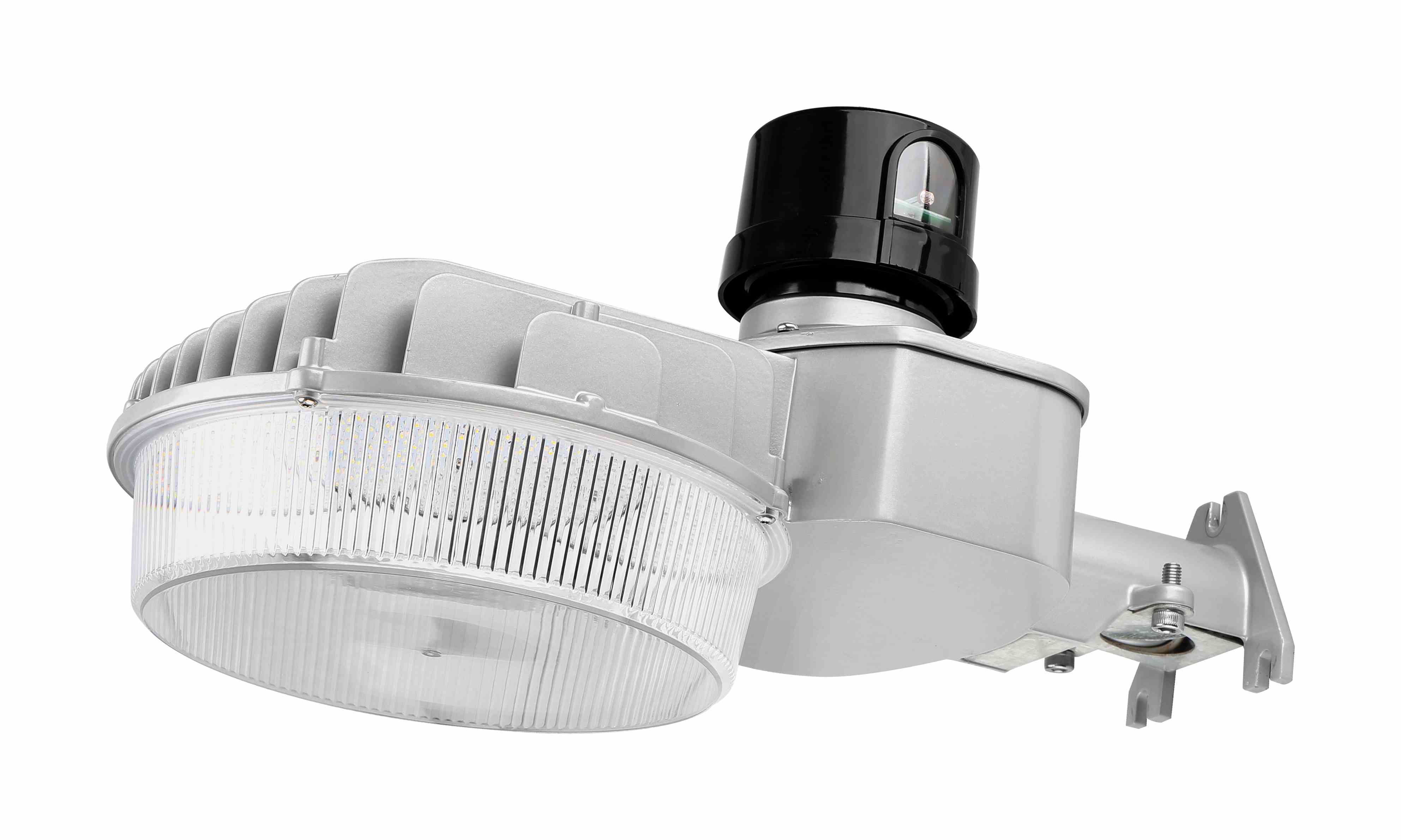 WareLight LED Dusk to Dawn, 65W, 5000K, Silver Gray Housing, 120-277V,