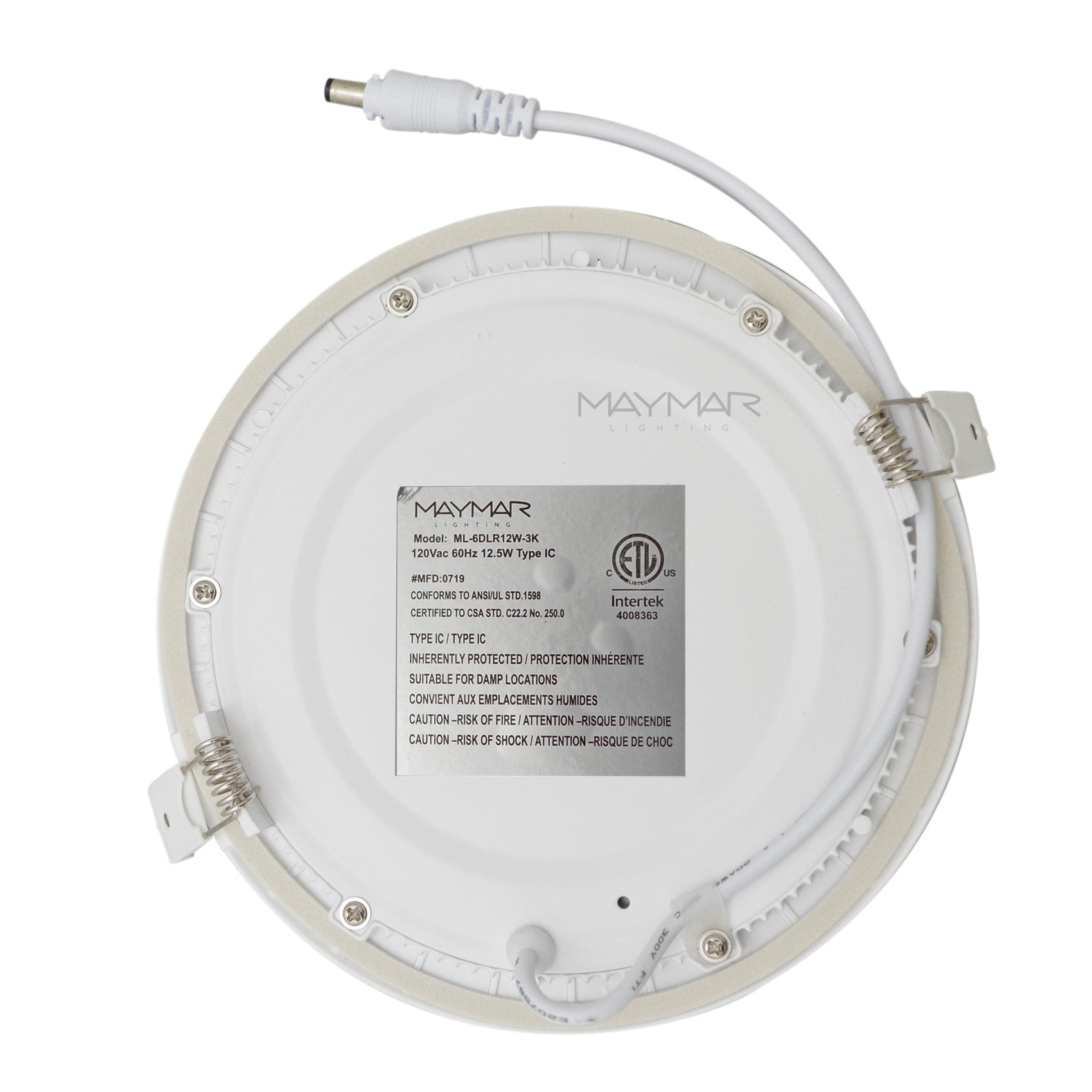 LED Downlight driver remote - 6inch - 12.5W - 750lm - CRI80 - Dimmable - ETL