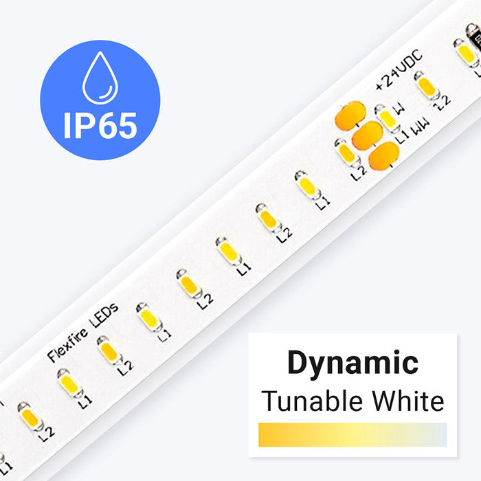 Outdoor (IP65) UltraBright™ Architectural Dynamic Tunable White Series LED Strip Light