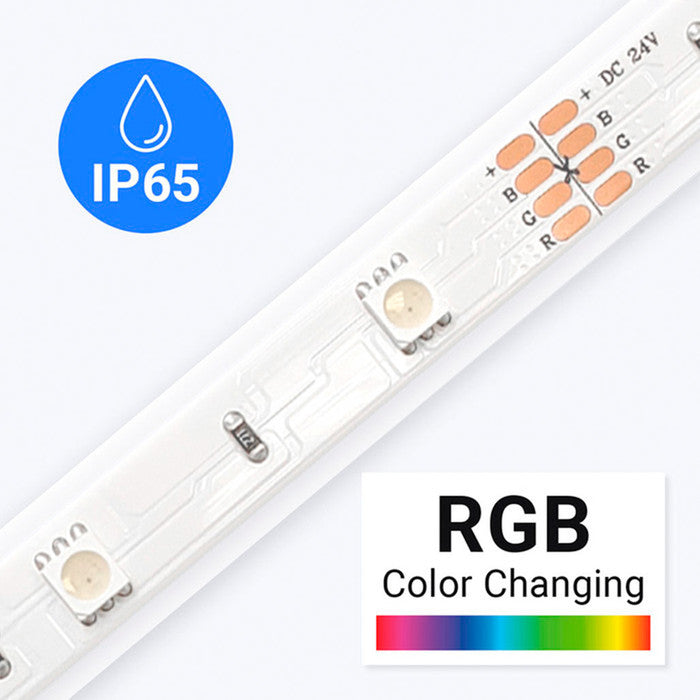 Outdoor (IP65) ColorBright™ RGB 150 Color Changing LED Strip Light