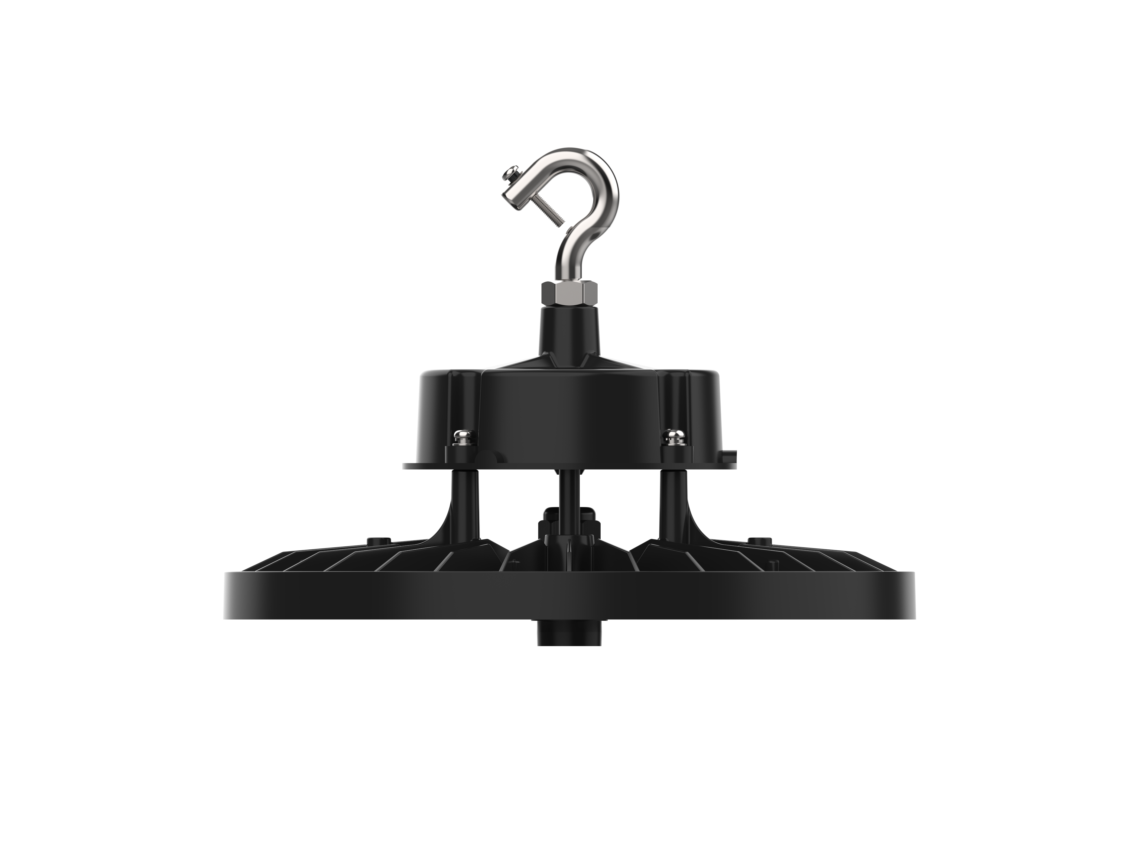 Saturn LED UFO High Bay, 150 watt, 120-277V, 27,750 Lumens, 5000K CCT, Black Finish