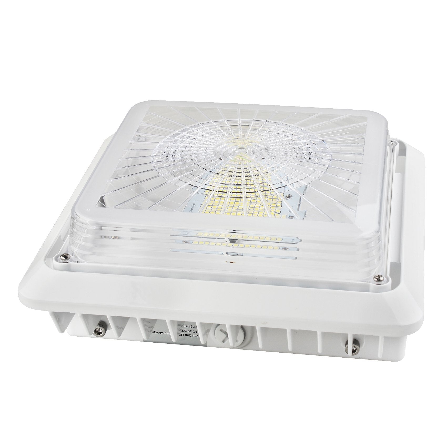 LED Canopy Light - 25W Outdoor Parking Garage Light - (UL+DLC Listed)
