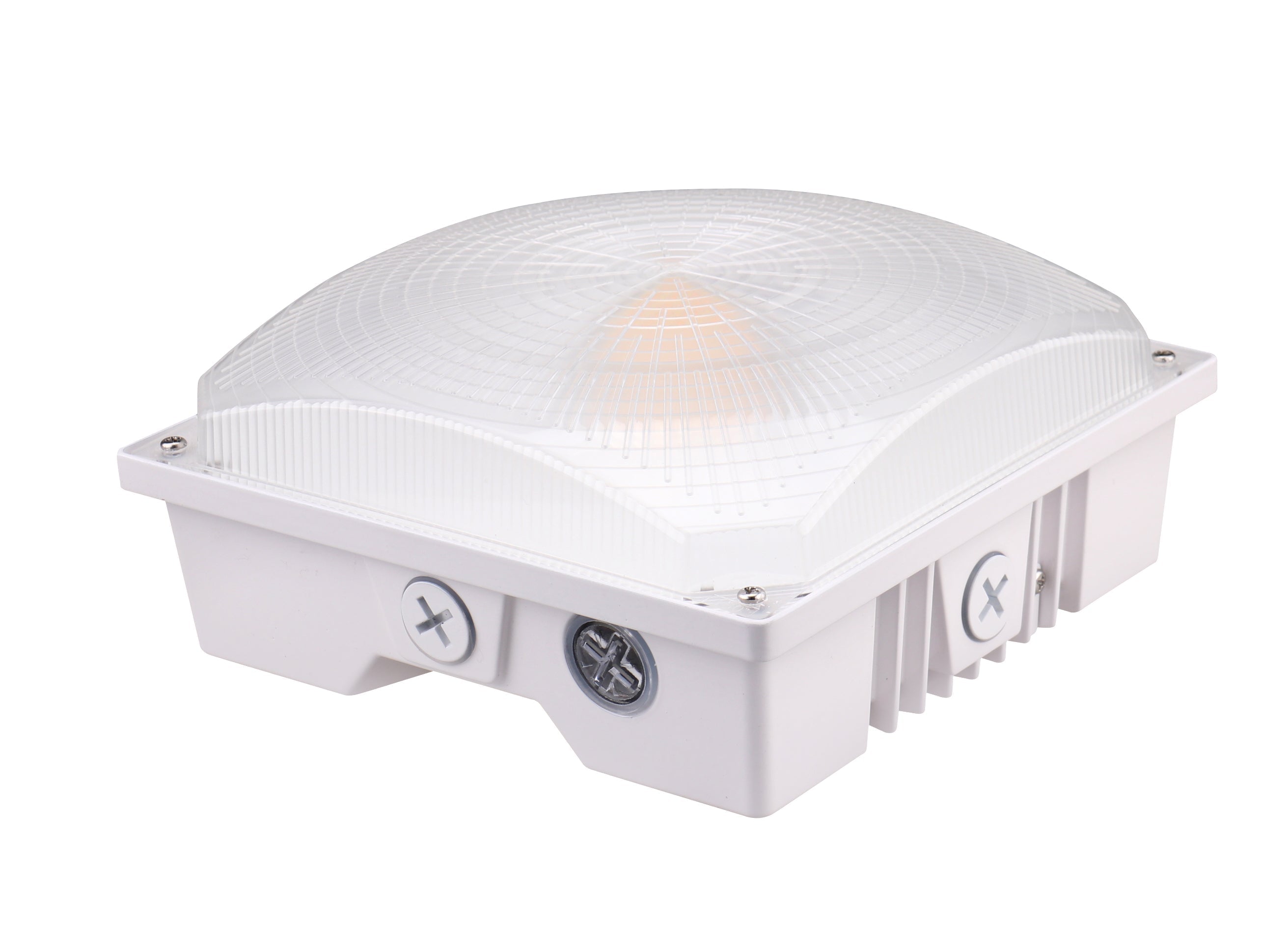 LED Canopy Light - 20W - Outdoor Parking Garage Light -  PGD - White - (UL+DLC 5.1)
