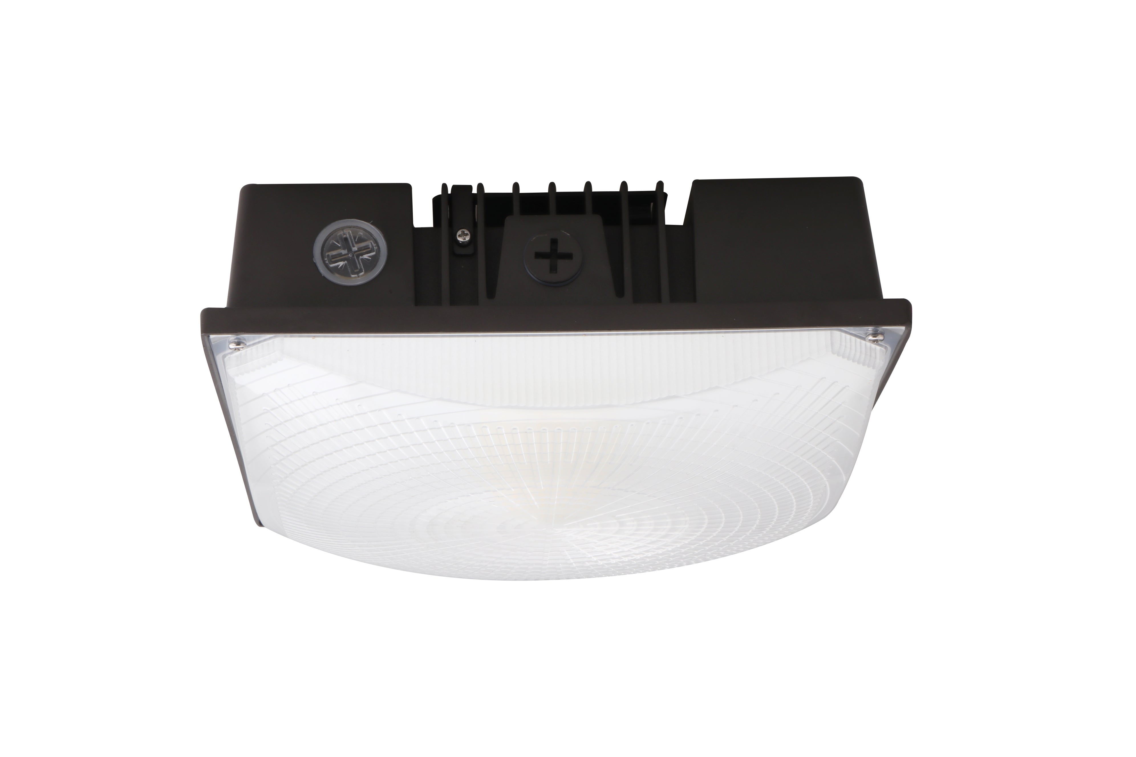 LED Canopy Light - 60W - Outdoor Parking Garage Light - PGD - Brown - (UL+DLC 5.1)