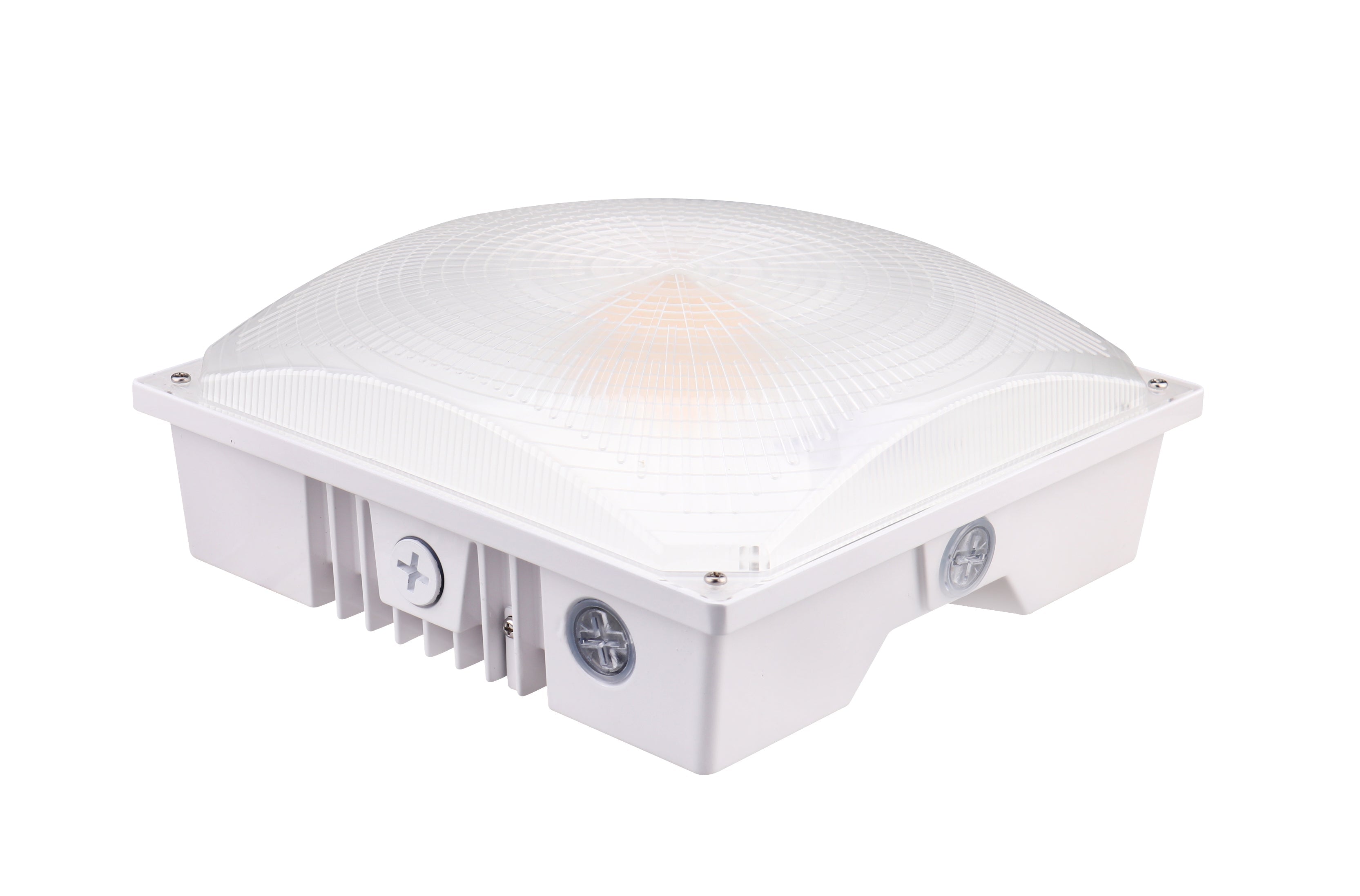 LED Canopy Light - 60W - Outdoor Parking Garage Light -  PGD - White - (UL+DLC 5.1)
