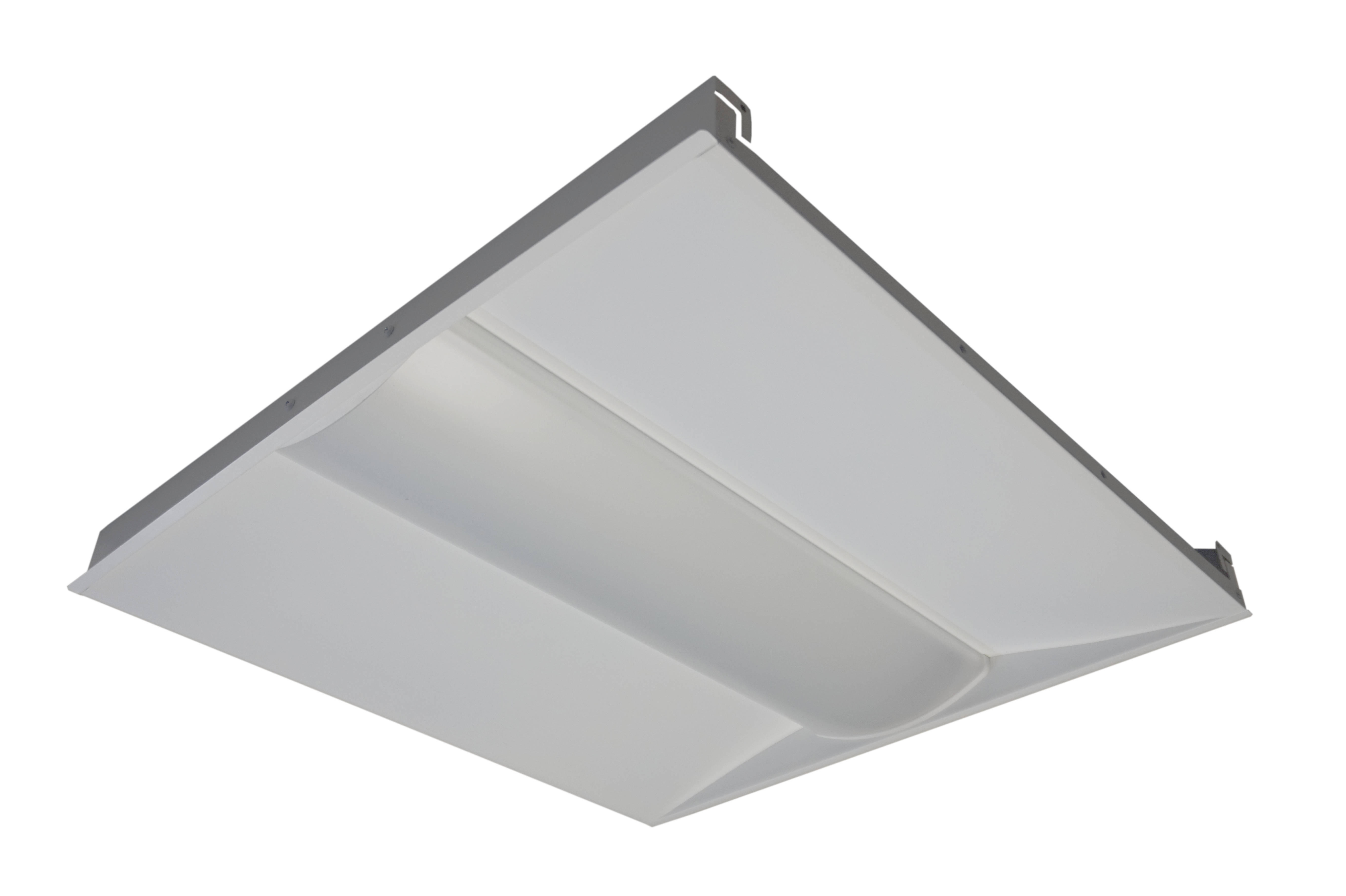 2 x 2 Foot LED Center Basket Troffer, 22W/27W/32W Selectable, 4370 Lumens, CCT Selectable 3500K/4000K/5000K, 120-277V