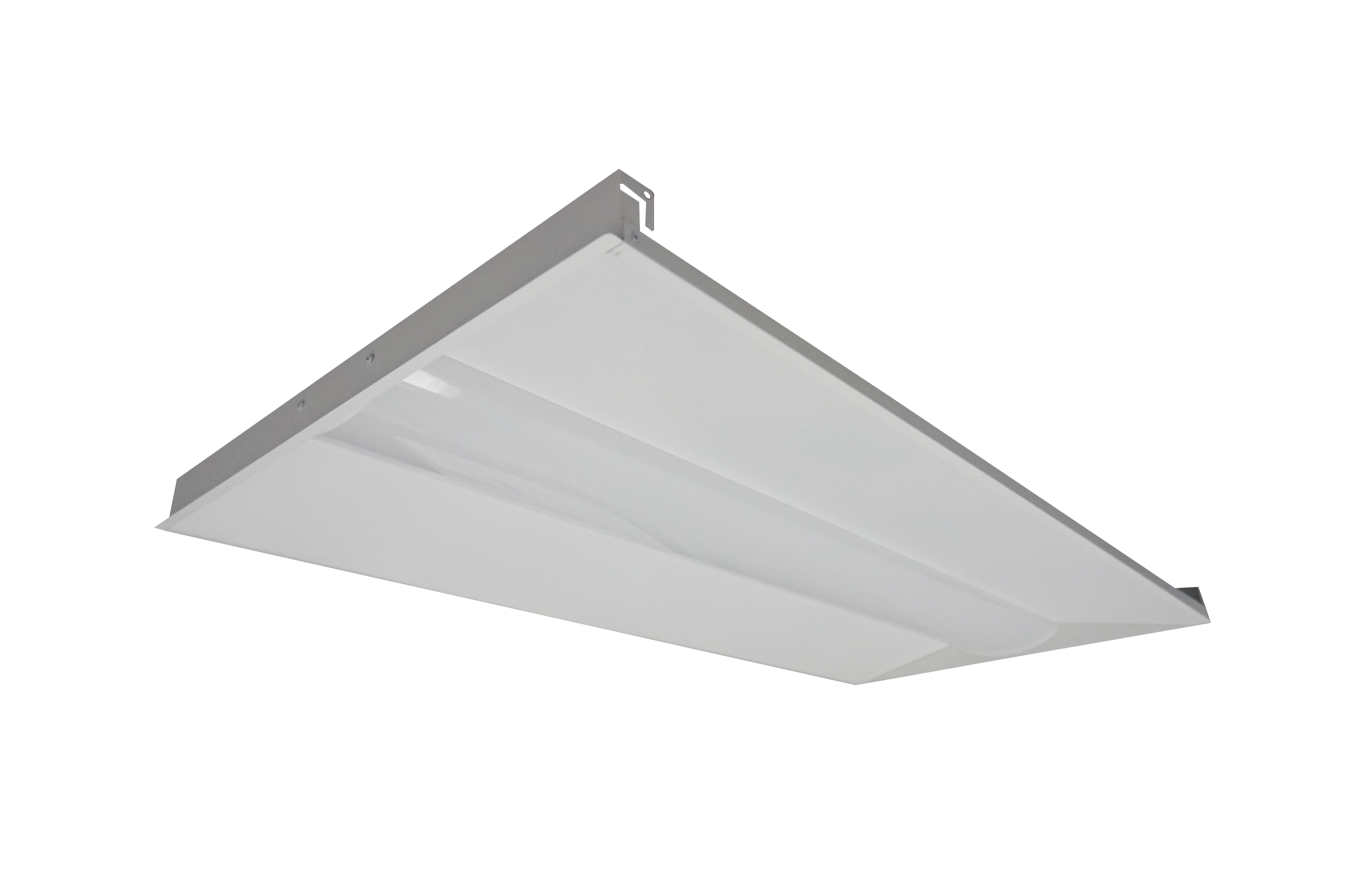2 x 4 Foot LED Center Basket Troffer, 33W/37W/44W Selectable, 5850 Lumens, CCT Selectable 3500K/4000K/5000K, 120-277V