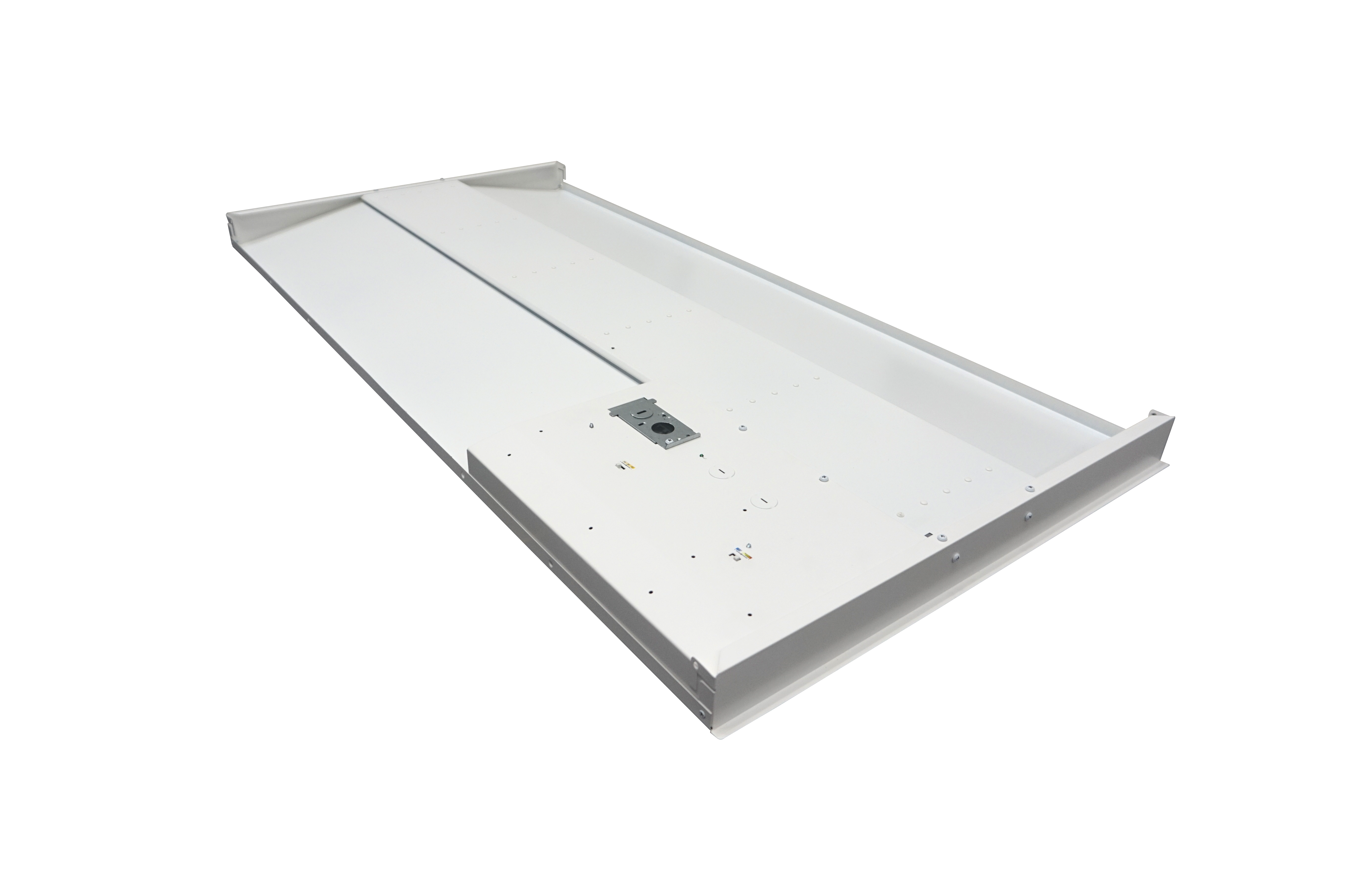 2 x 4 Foot LED Center Basket Troffer, 33W/37W/44W Selectable, 5850 Lumens, CCT Selectable 3500K/4000K/5000K, 120-277V