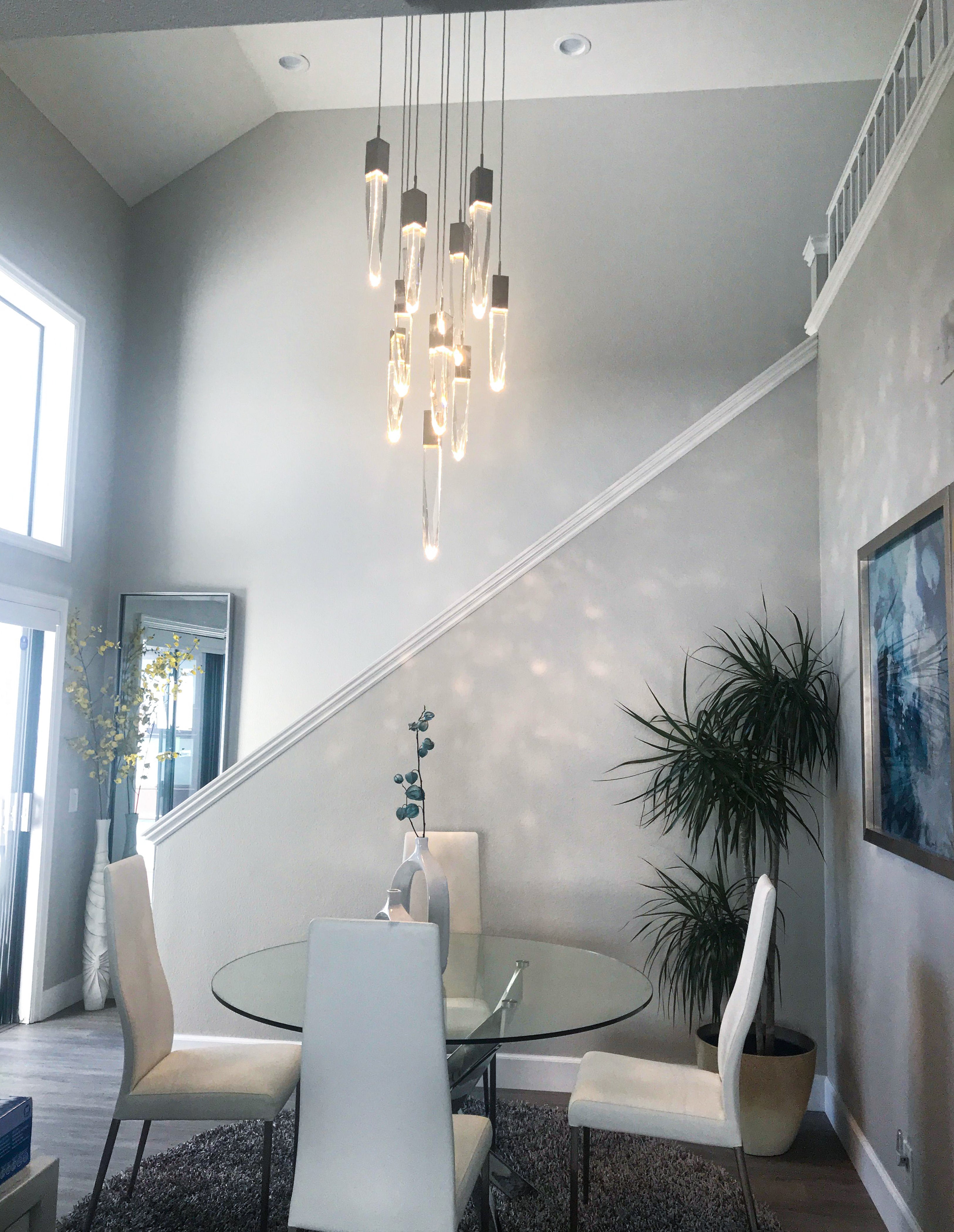 Quartz LED 12-Light Pendant