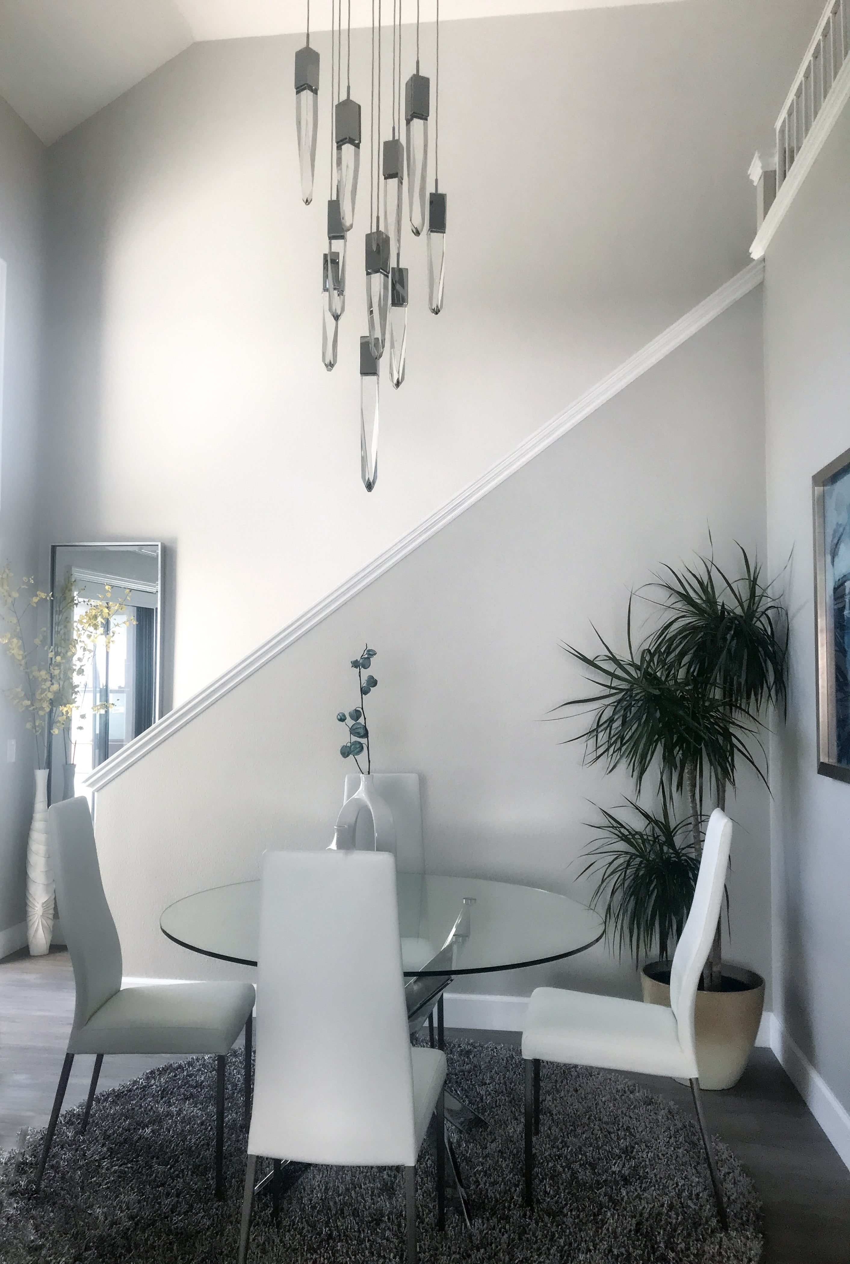 Quartz LED 9-Light Pendant