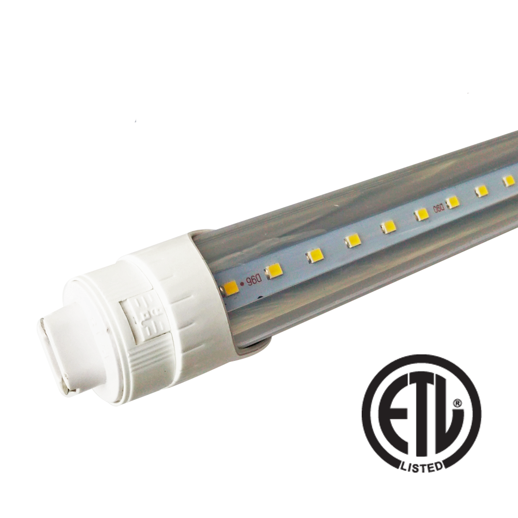 8ft 40W LED Tube - R17D Base - High Output Base - Bypass - (ETL)