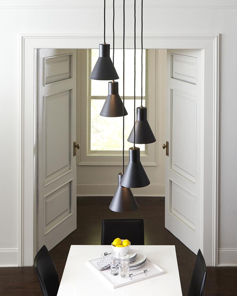 5141305EN3-848, Five Light Cluster Pendant , Towner Collection