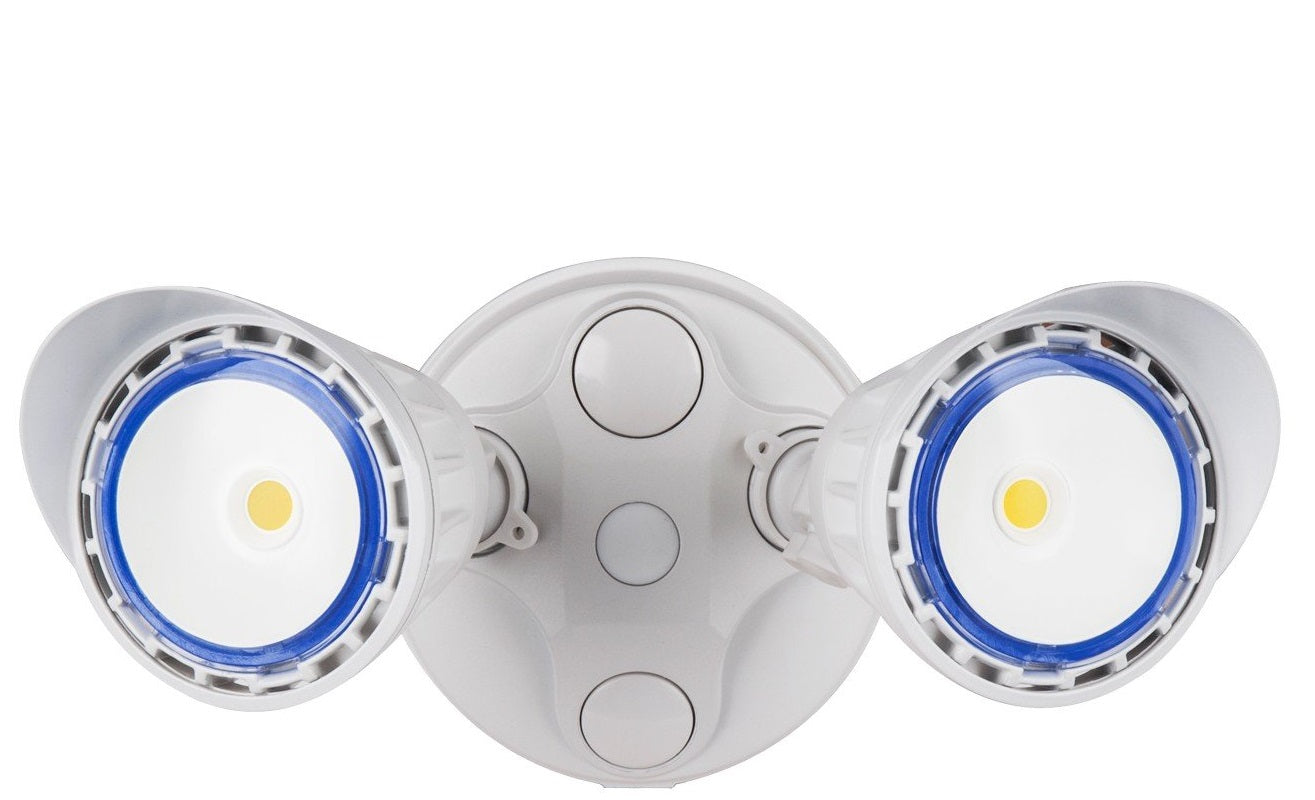 2 Head LED Dimmable Security Light, 20 watt, Bronze Finish