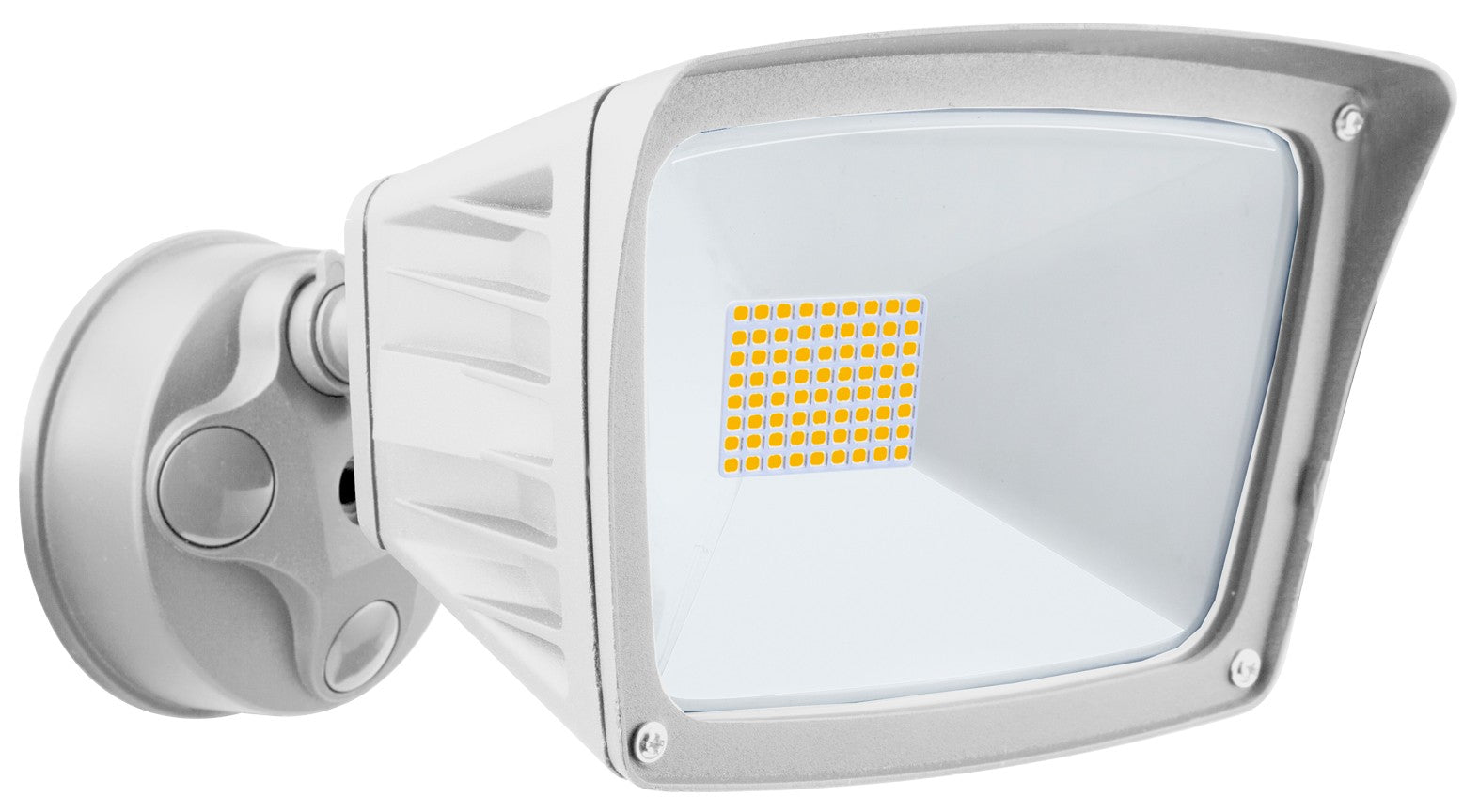 1 Head LED Dimmable Security Light, 40 watt, Bronze or White Finish, 3000K or 5000K CCT