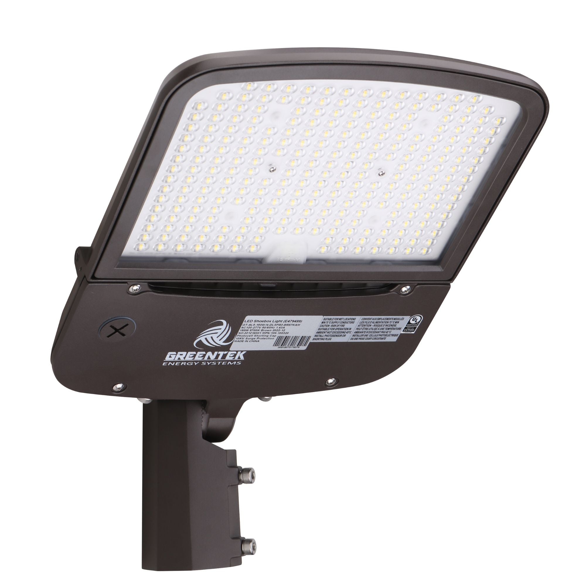 LED Street Light - 200W - 28,700 Lumens - Shorting Cap - Slip Fitter Mount - AL5 Series - UL+DLC 5.1