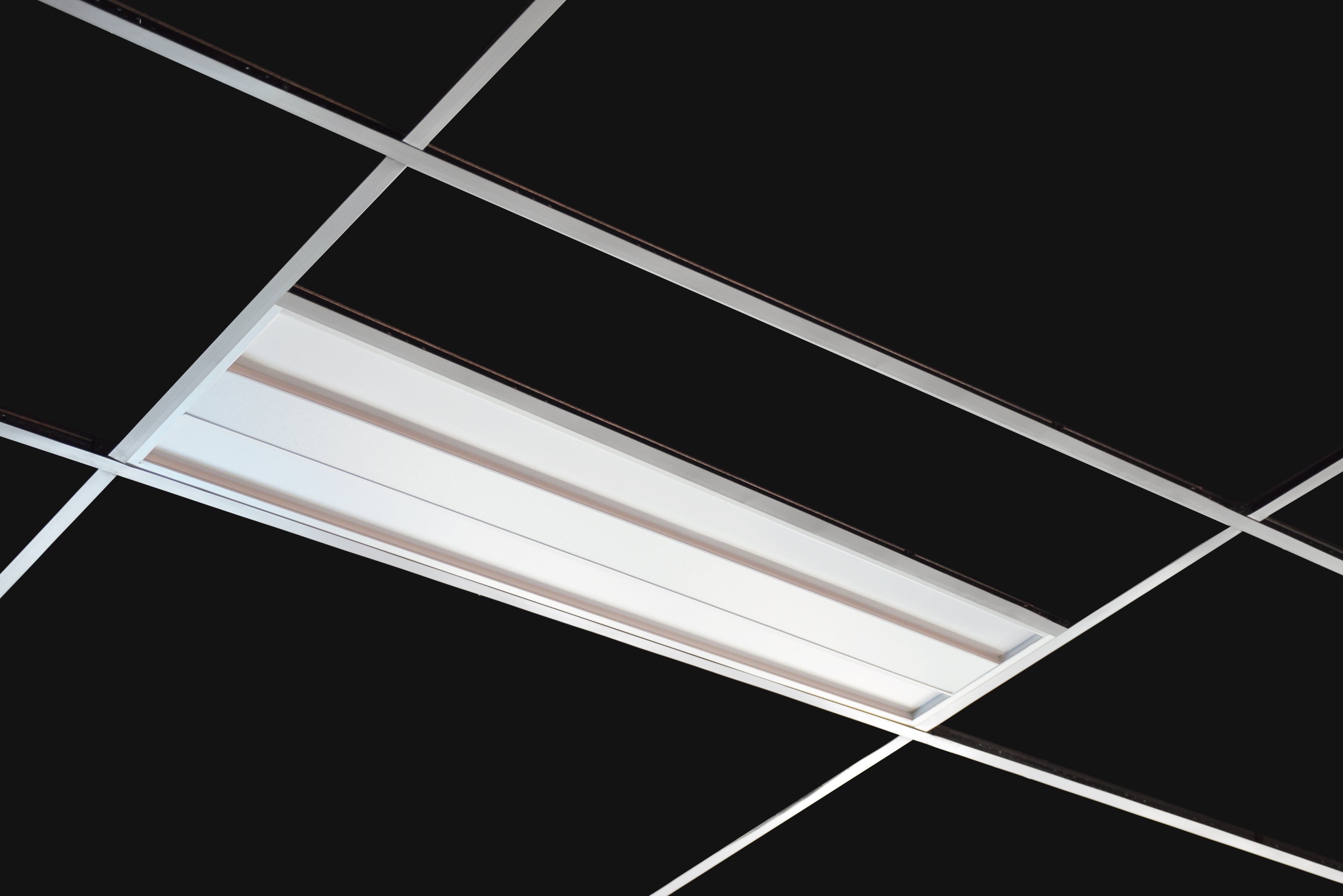 1x4 Back-Lit LED Troffer, 3850 Lumen Max, Wattage and CCT Selectable, Emergency Backup, 120-277V