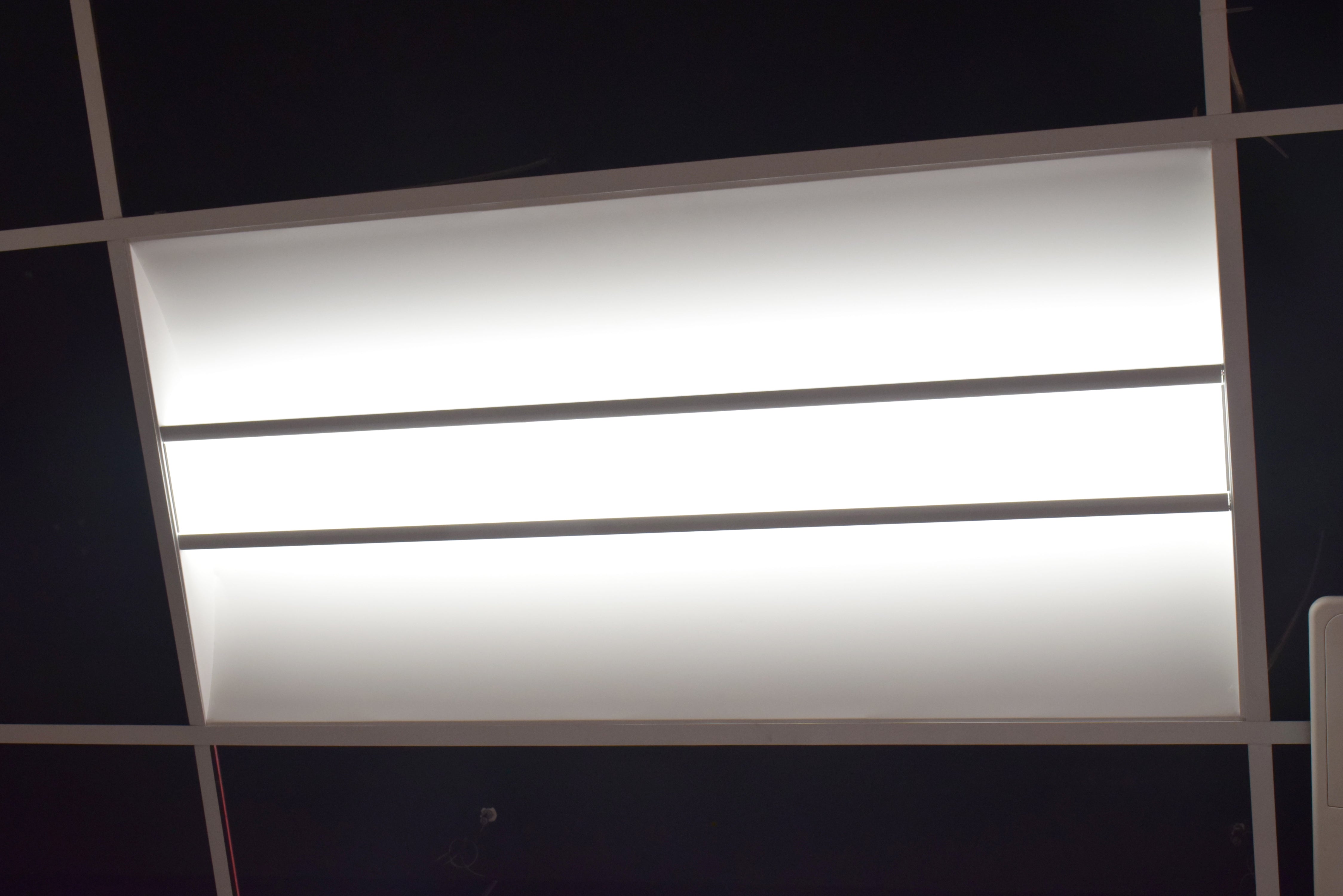2x4 Premium Indirect LED Troffer, 5500 Lumen Max, Wattage and CCT Selectable, Dimming, 120-277V