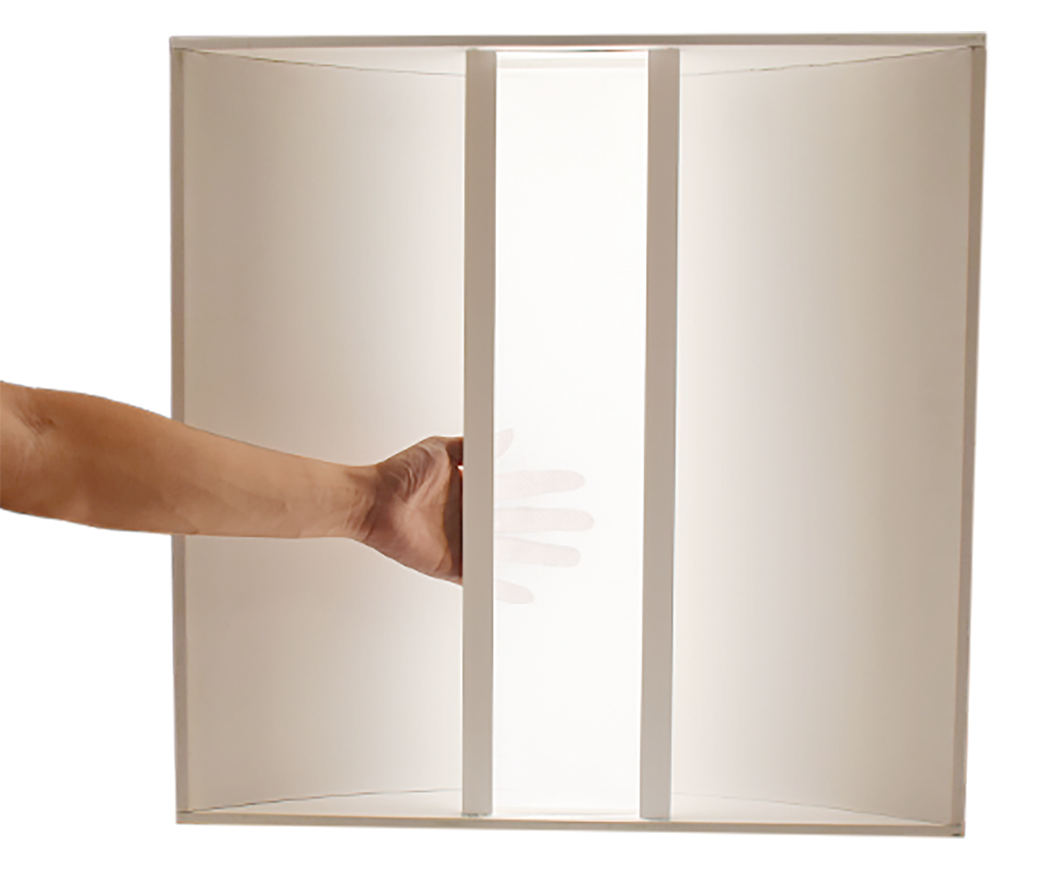 2x2 Premium Indirect LED Troffer, 4400 Lumen Max, Wattage and CCT Selectable, Dimming, 120-277V