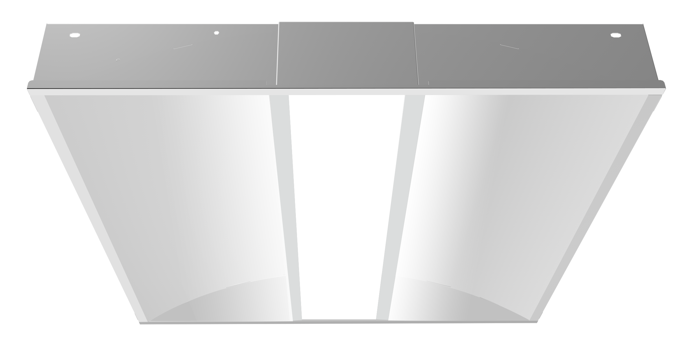 2x2 Premium Indirect LED Troffer, 4400 Lumen Max, Wattage and CCT Selectable, Dimming, 120-277V