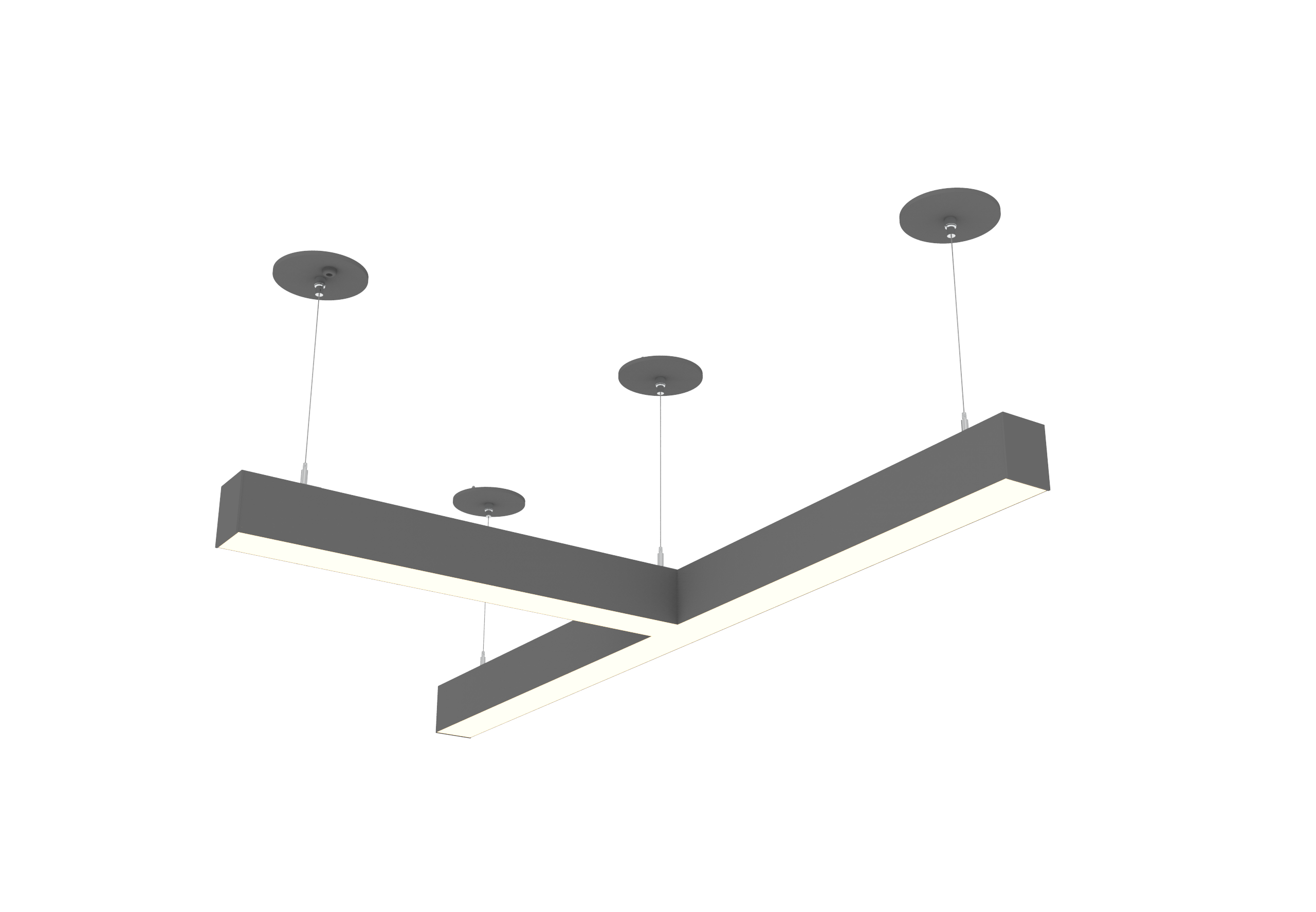 G2 T Shape Linear Architectural Beam Connector, White or Black Finish