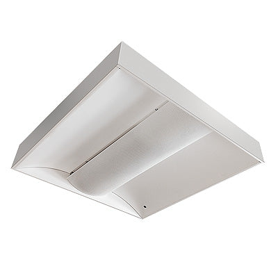 2 x 2 Foot Low Profile Center Basket Troffer, 2 or 3 T8 LED Lamps (not included)