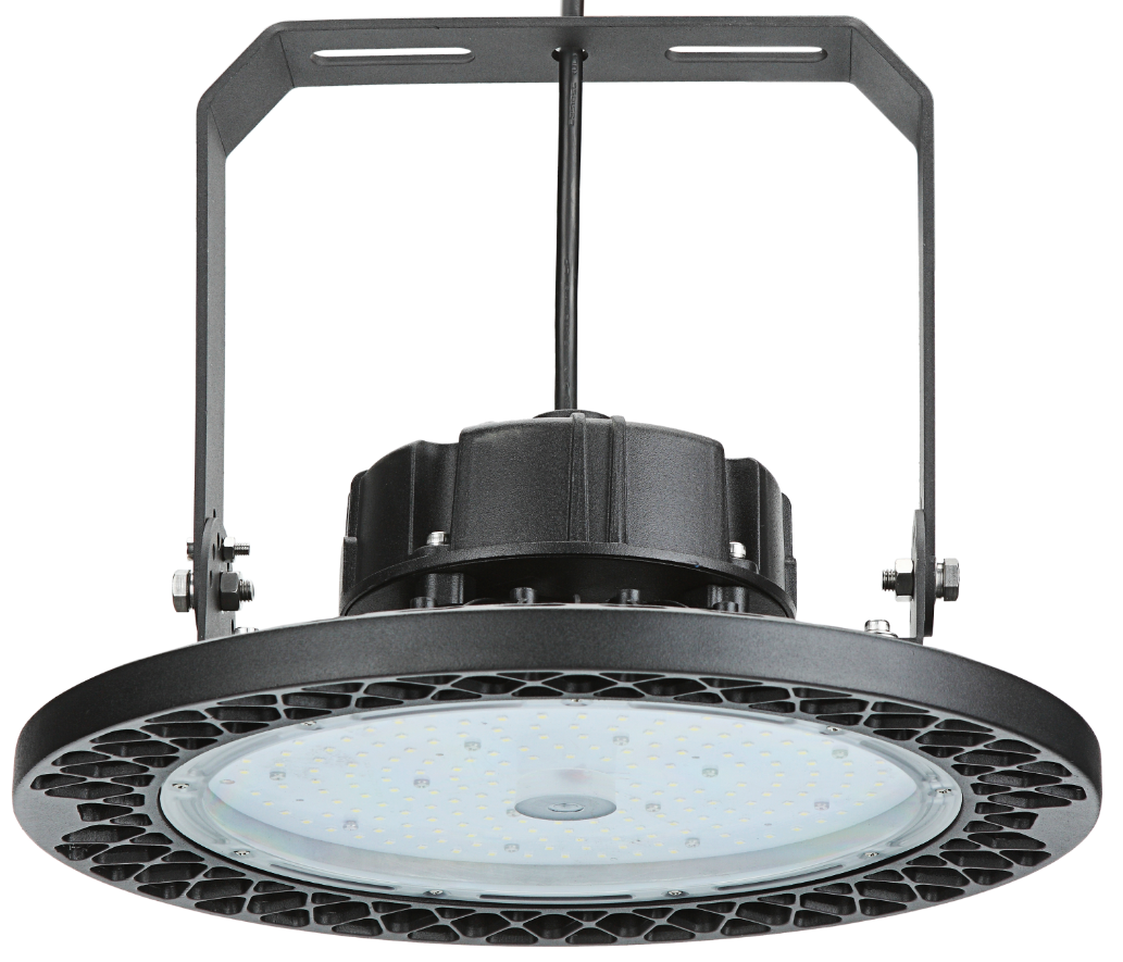 LED Mars UFO High Bay, 240W – 34,174 Lumens, IP65, 50,000-Hour Lifespan