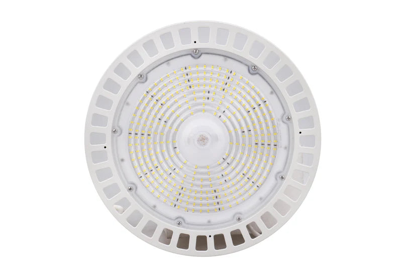 240W LED UFO High Bay Light – 34,800 Lumens – Hook Mount – 6kV Surge Protector – White – UL & DLC 5.1