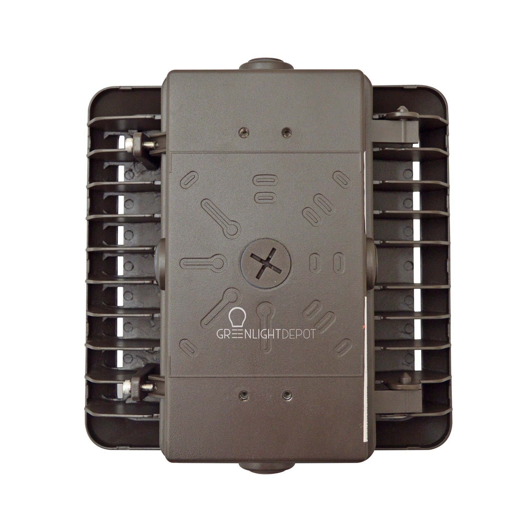 LED Canopy Light - 55W Outdoor Parking Garage Light - Brown - (UL+DLC Listed)