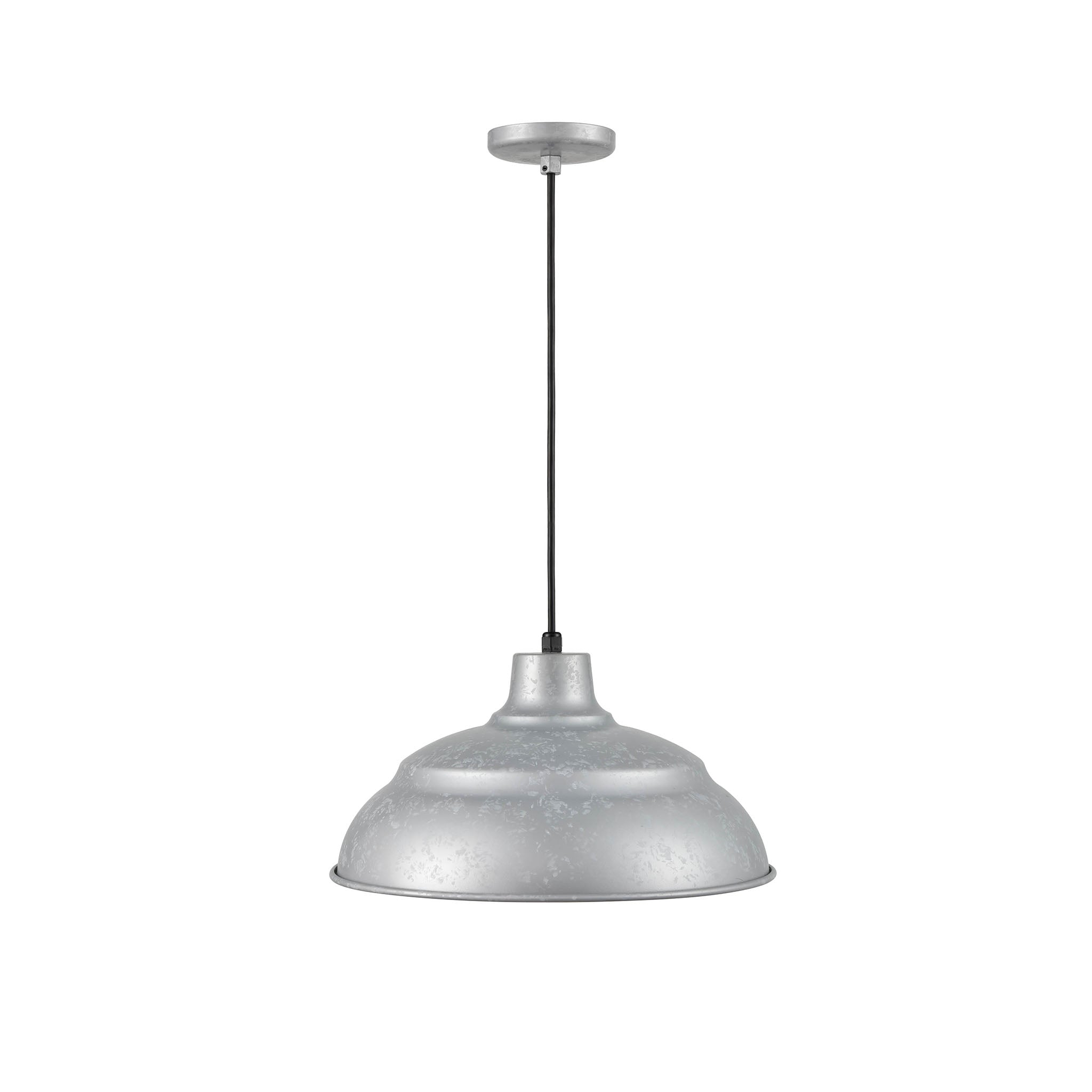 Millennium Lighting LED Outdoor 17" RLM Cord Hung Warehouse Shade Pendant Light