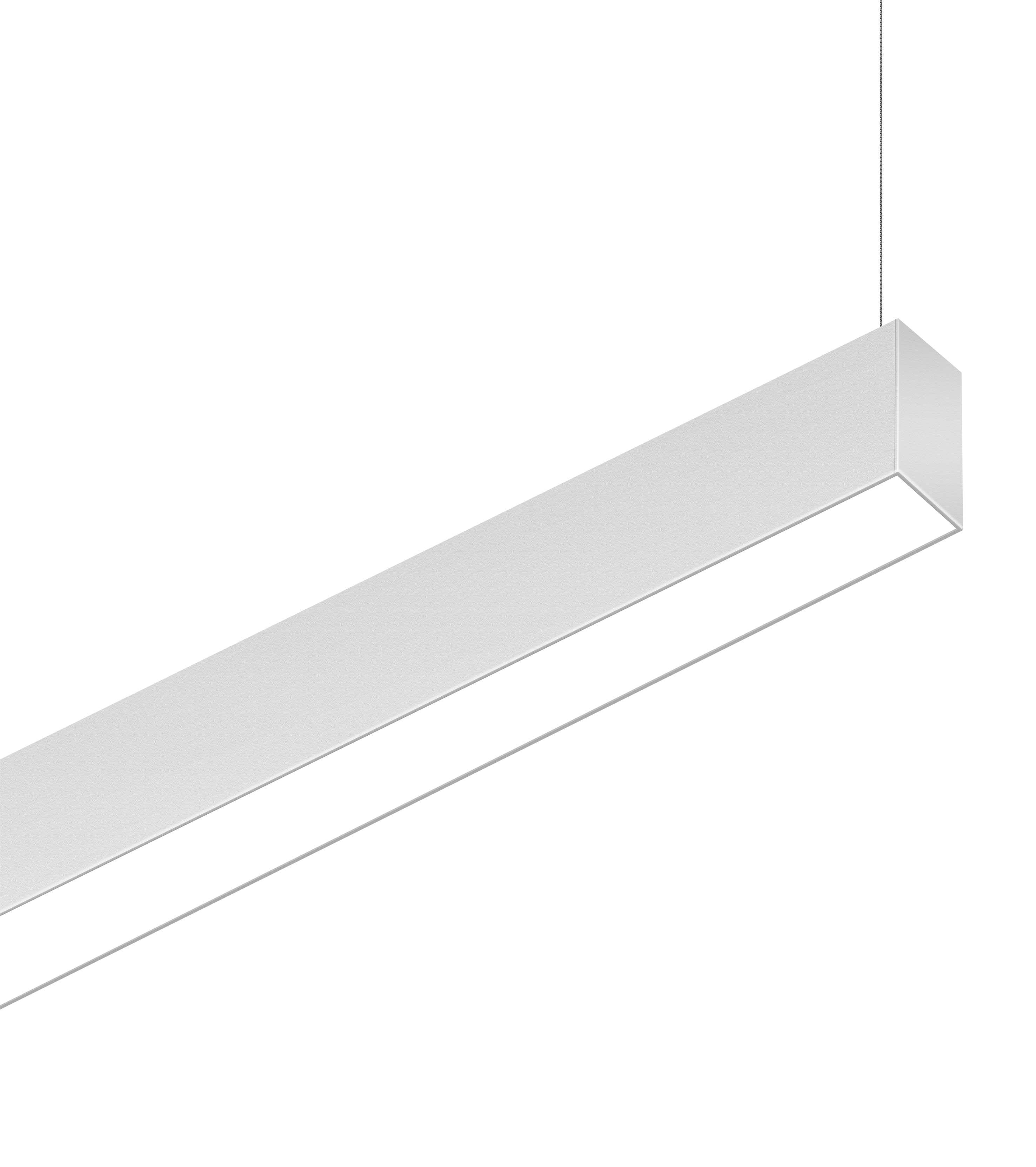 Zeta 1.8" x 2FT LED Linear Fixture, 2000 Lumen Max, Wattage and CCT Selectable, Diffuser, 120-277V