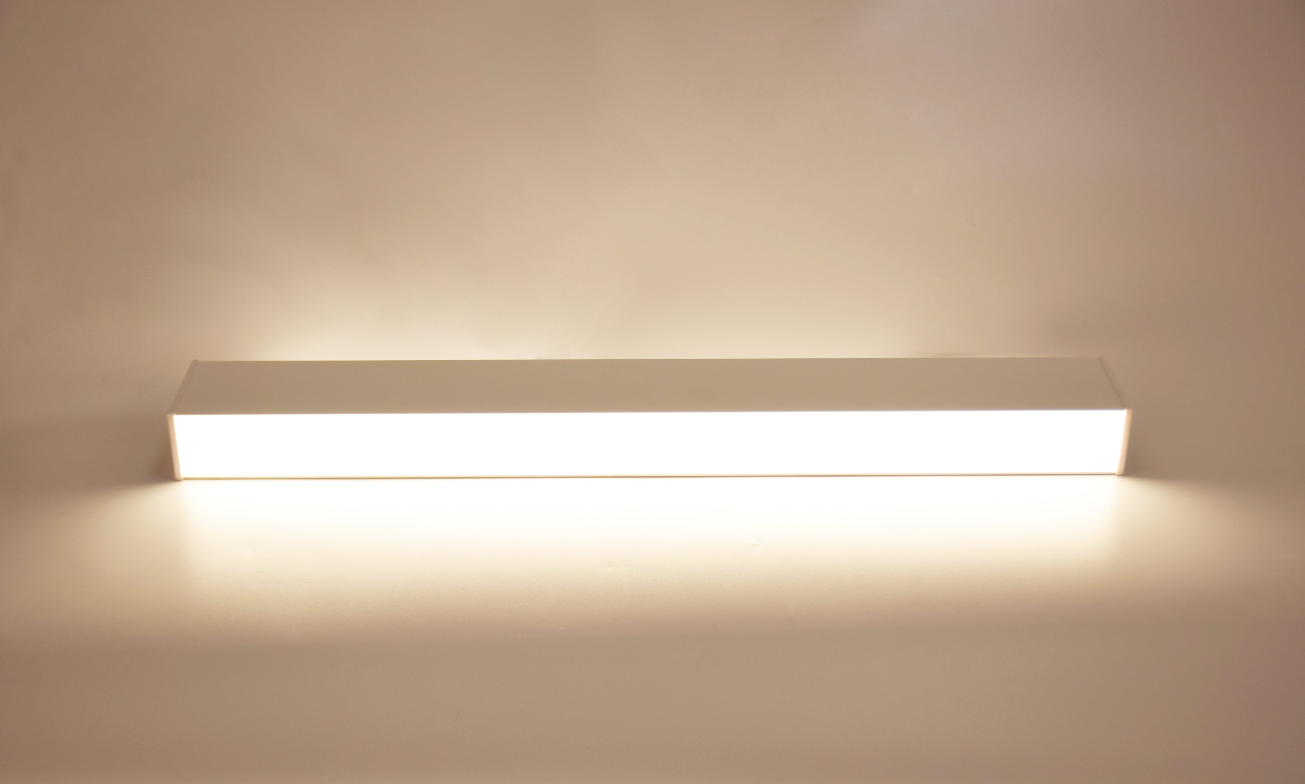 Zeta 1.8" x 4FT LED Linear Fixture, 4000 Lumen Max, Wattage and CCT Selectable, Diffuser, 120-277V