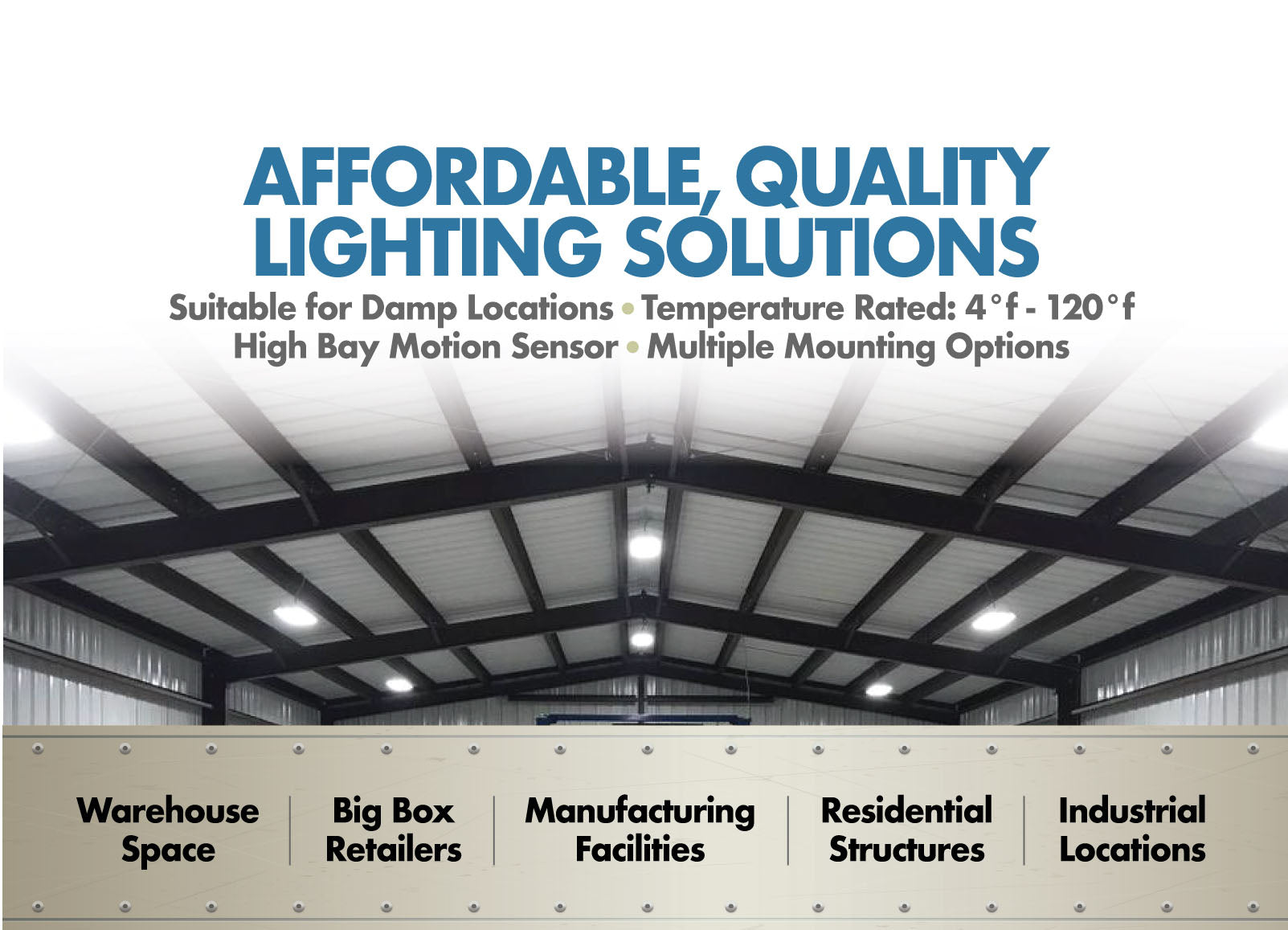 Condor G3 Premium 4FT LED Linear High Bay Fixture, 300 Watt, 40,500 Lumens, 5000K, Equal to 10 Lamp 54W T5, or 1000 Watt MH