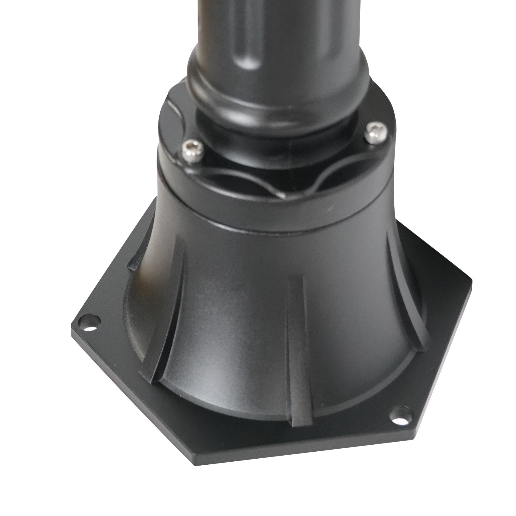 LED Solar Garden Light - 150 Lumens - LED Solar Courtyard Bollard Lights - 6000K