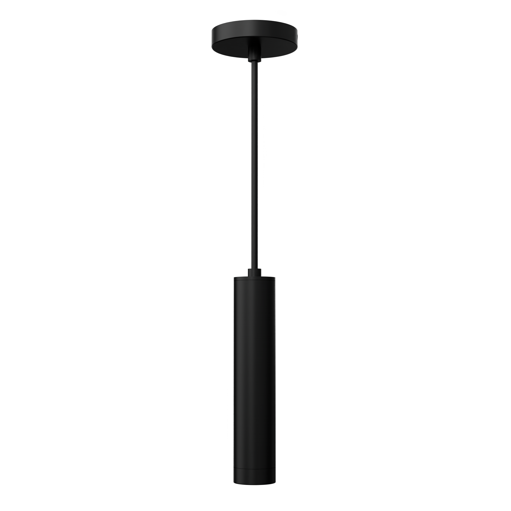 2" Ceiling Mount Cylinder Light w/ Optional Cone or Pan Shade, 450 LM, Triac Dimming, CCT Selectable, 120V, Black