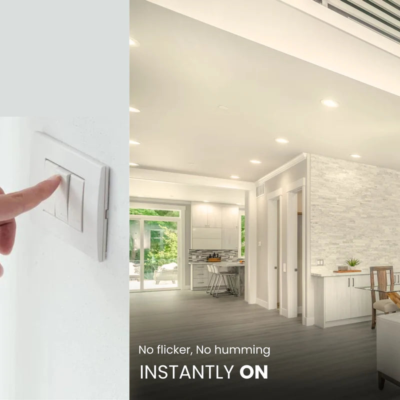 LED Recessed Downlight - 6 inch - 15W - 24 Pack - Selectable 5 CCTs - Triac Dimming - ETL & ES