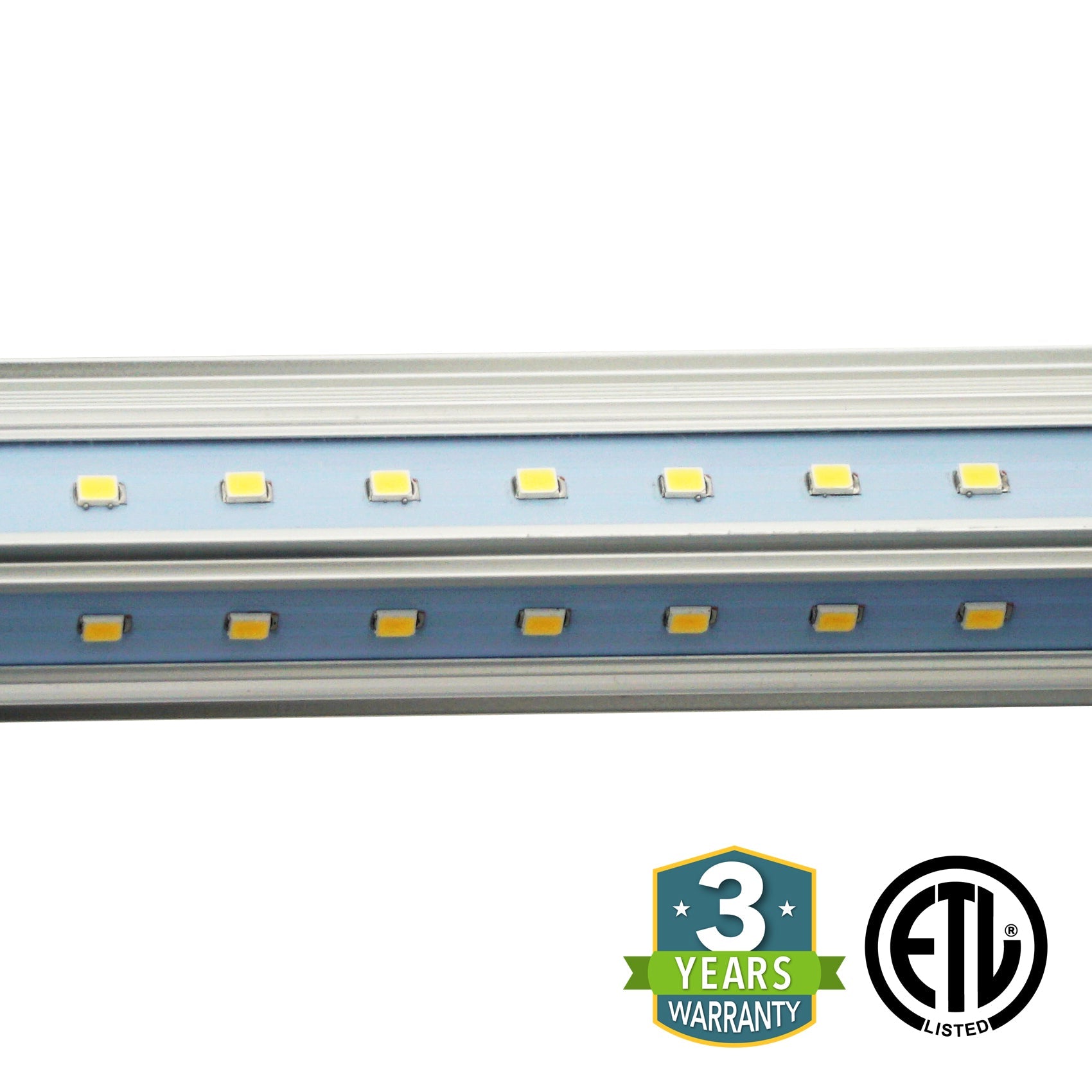 60W 8ft V-Shaped T8 Integrated LED Tube - Clear