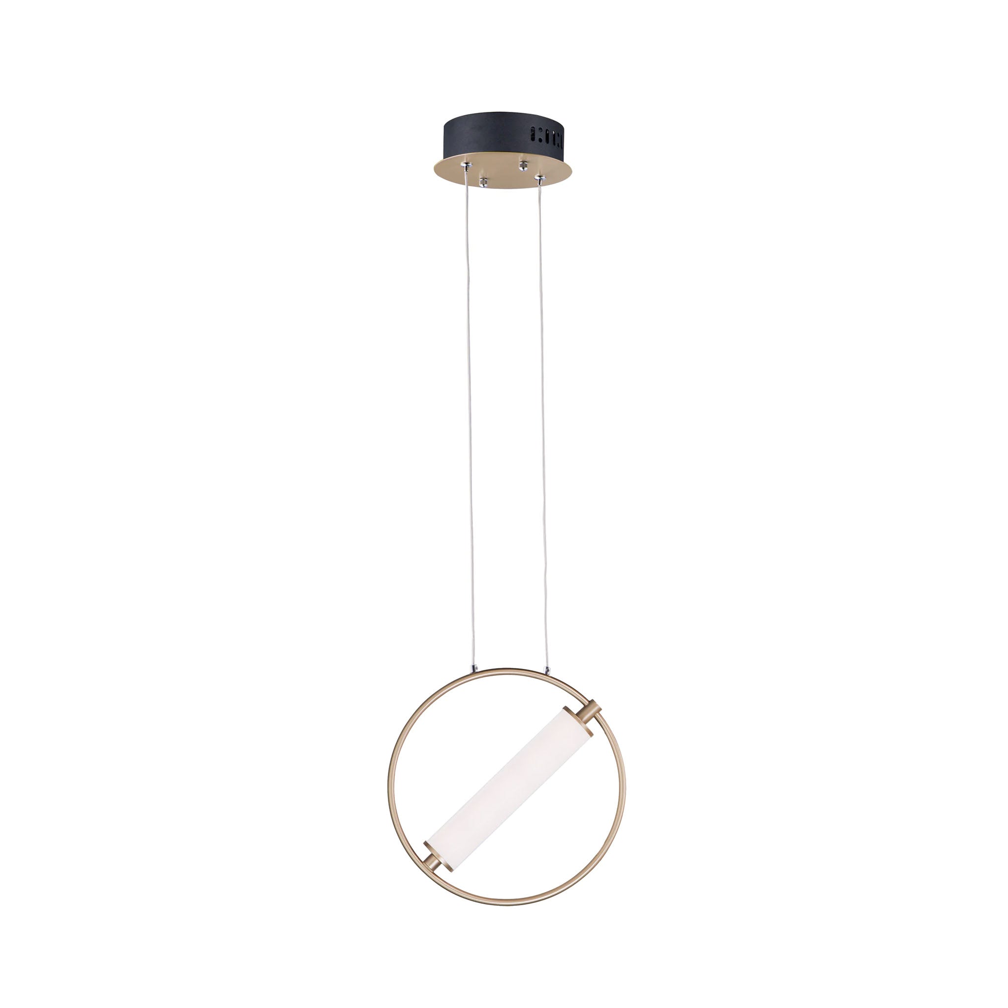 Black Flare LED Pendant - E23273-93BKSFTG