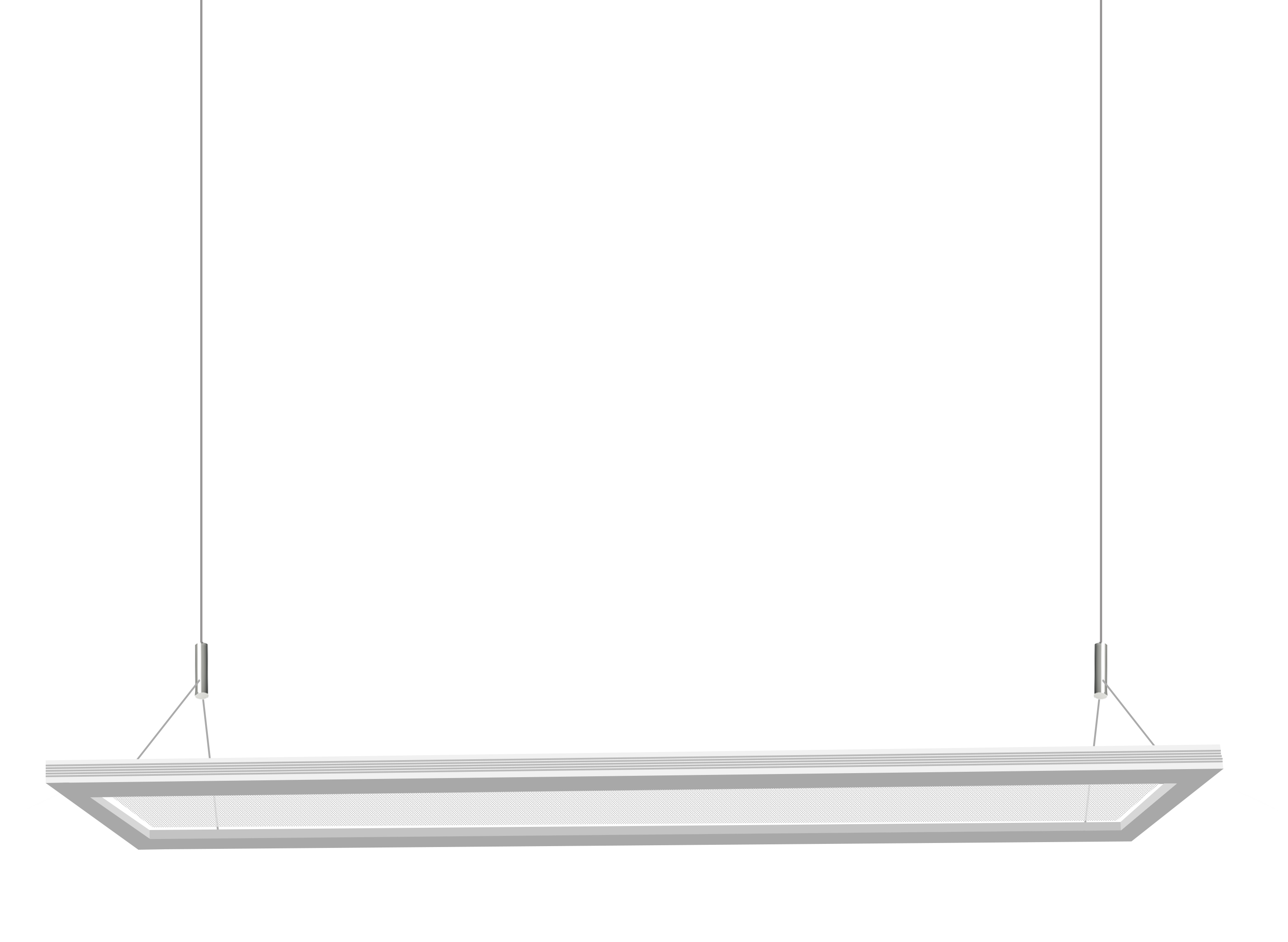 4FT Up and Down Linear Light, 4600 Lumens, 40W, CCT Selectable, 110-277V