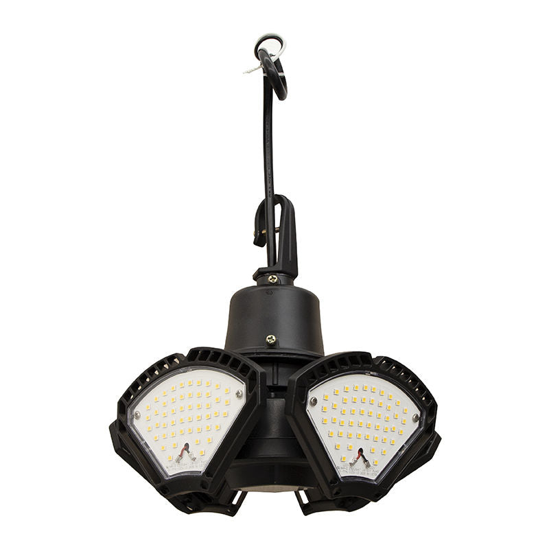 100W LED UFO High Bay Light, 12,000 Lumens, 5000K, 120-277V, Black Finish – Industrial & Commercial Lighting