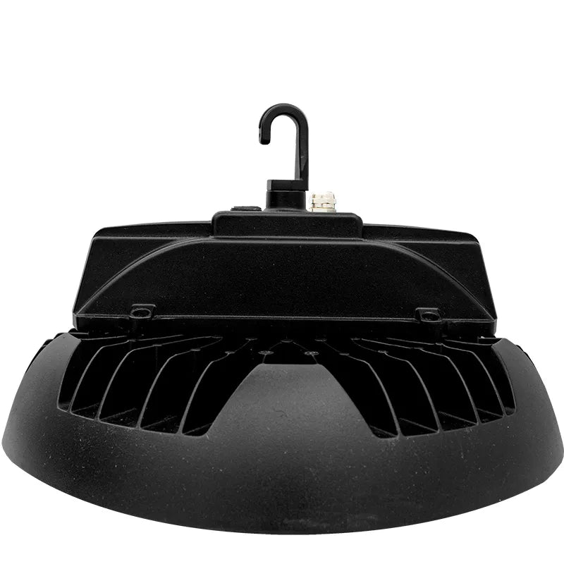 LED Sensor-Ready UFO High Bay Light, 29,900 Lumens, Wattage & CCT Adjustable (3000K-5700K), 120-277V, Black/White Finish