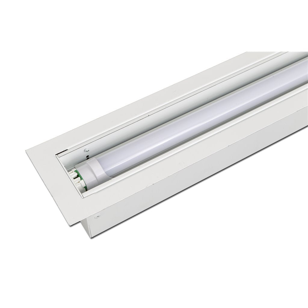 4ft or 8ft Pendant Linear 2100-4200 1 or 2 18W LED 4000K Lamps Included